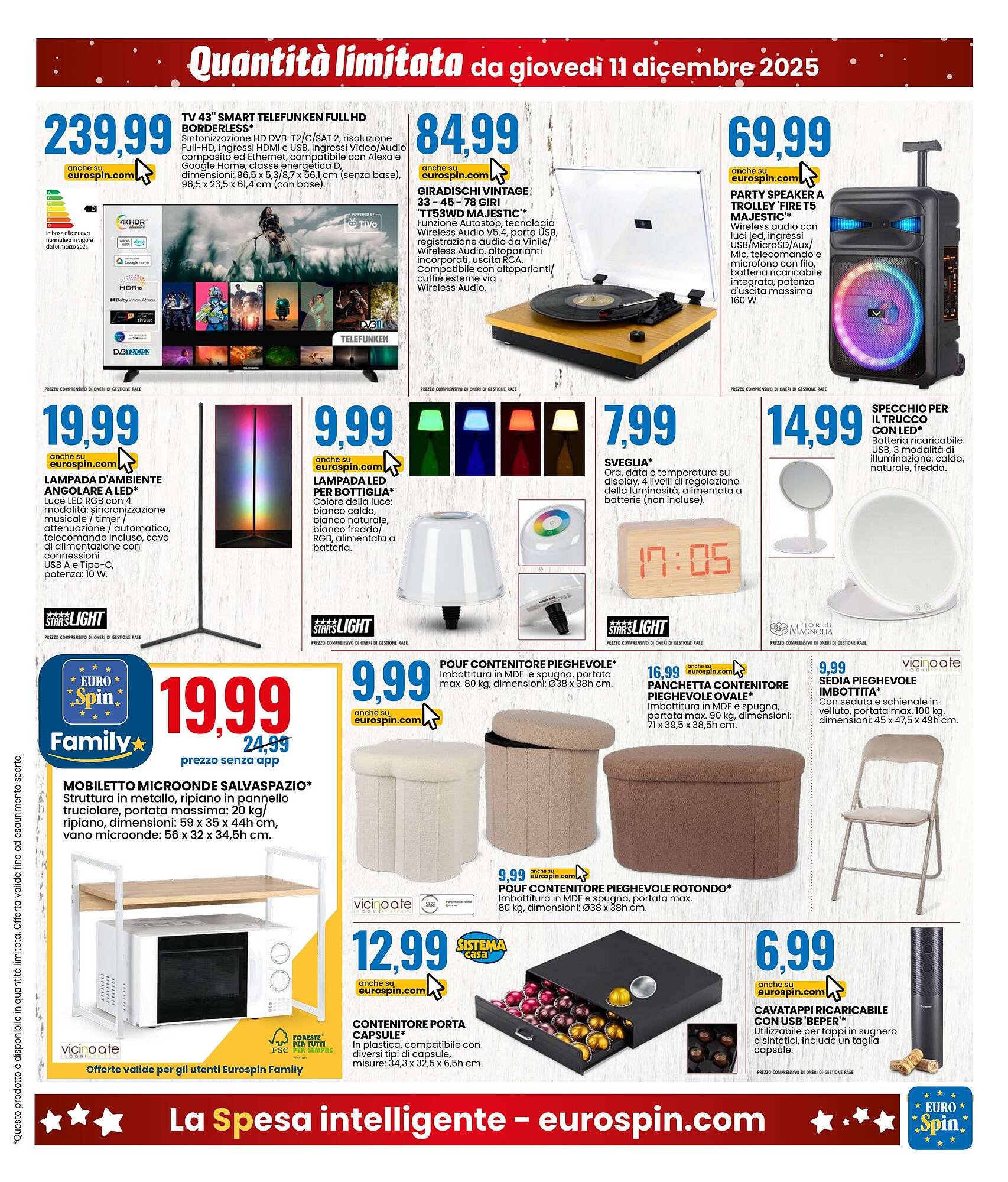 Volantino Eurospin (2025-12-11 - 2025-12-24)