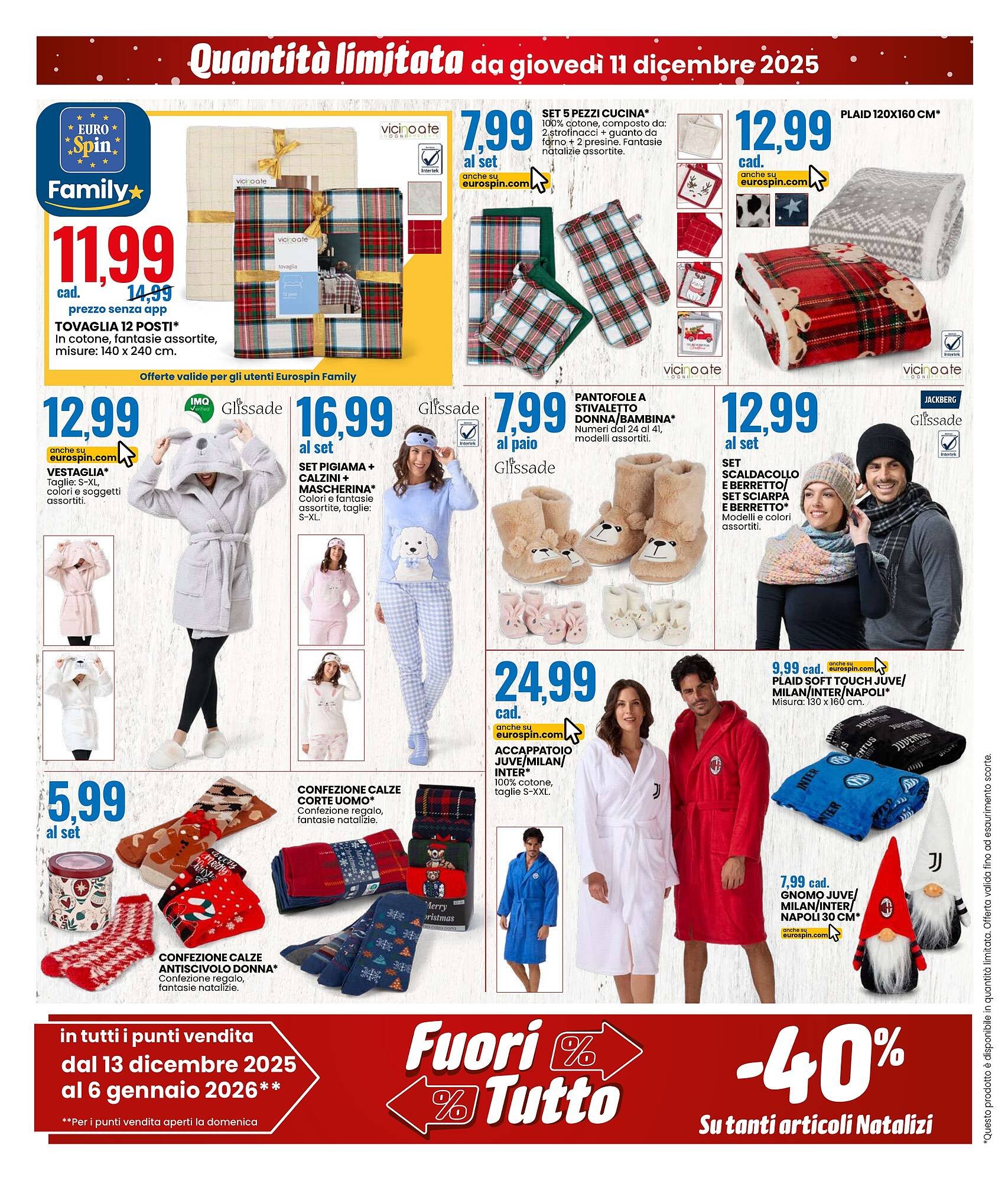 Volantino Eurospin (2025-12-11 - 2025-12-24)