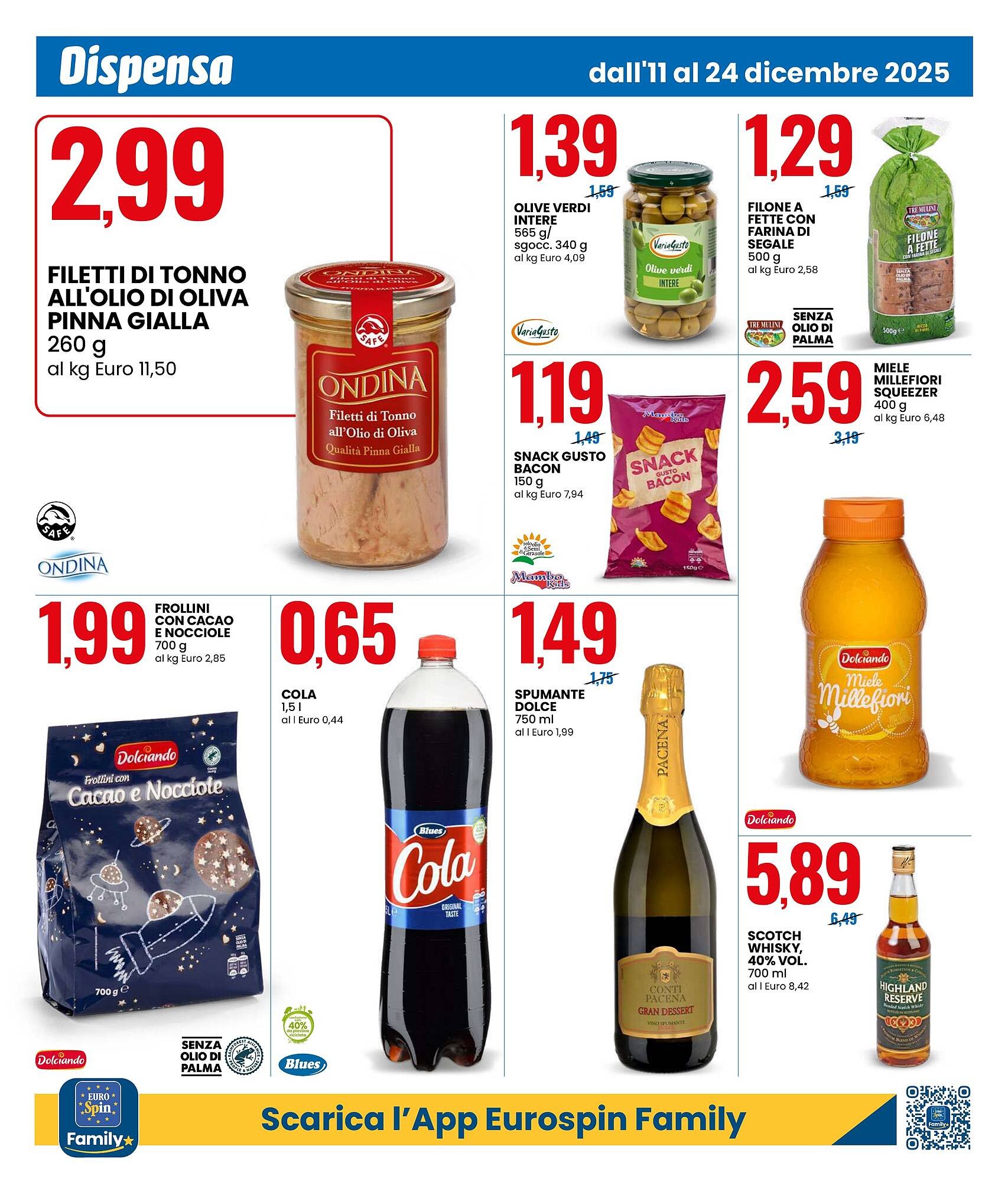 Volantino Eurospin (2025-12-11 - 2025-12-24)