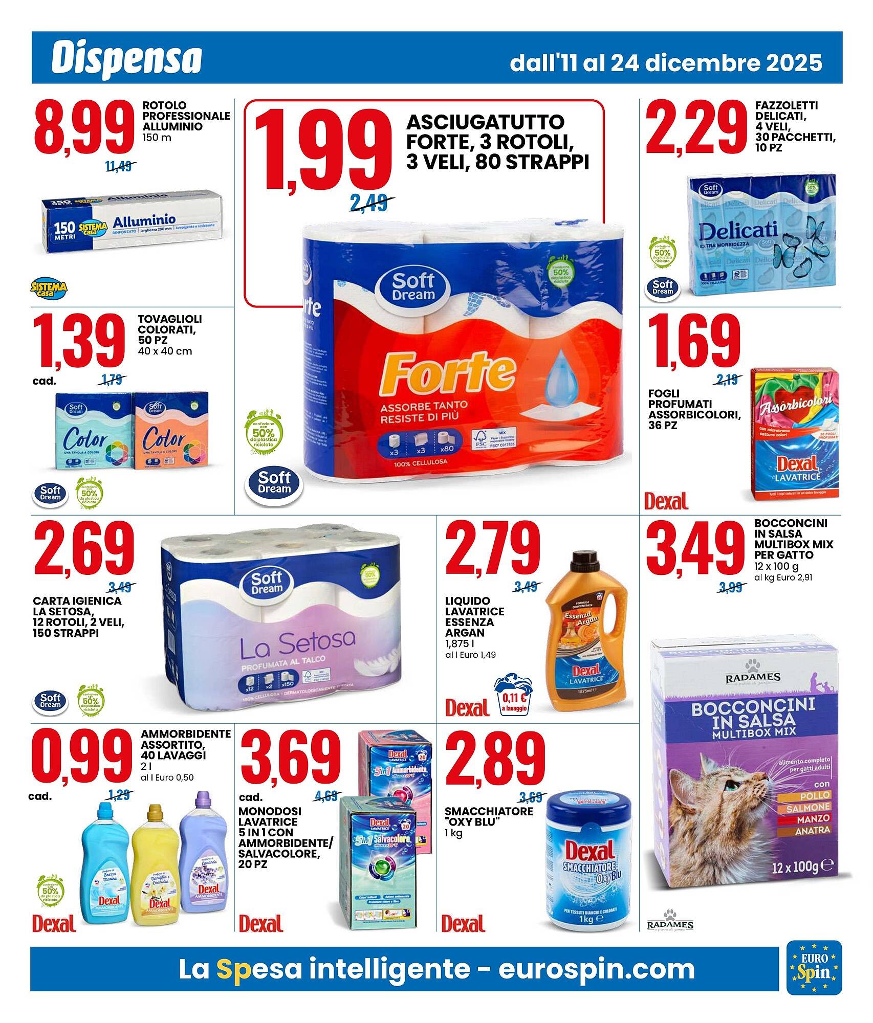 Volantino Eurospin (2025-12-11 - 2025-12-24)