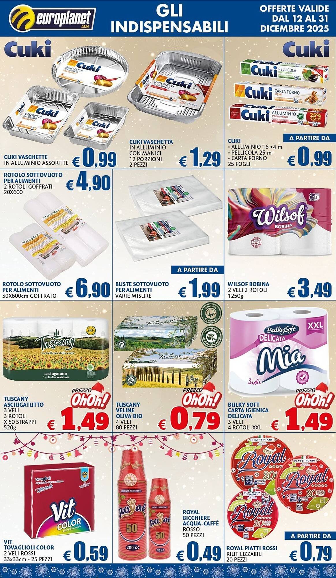 Volantino Europlanet Casa (2025-12-12 - 2025-12-31)