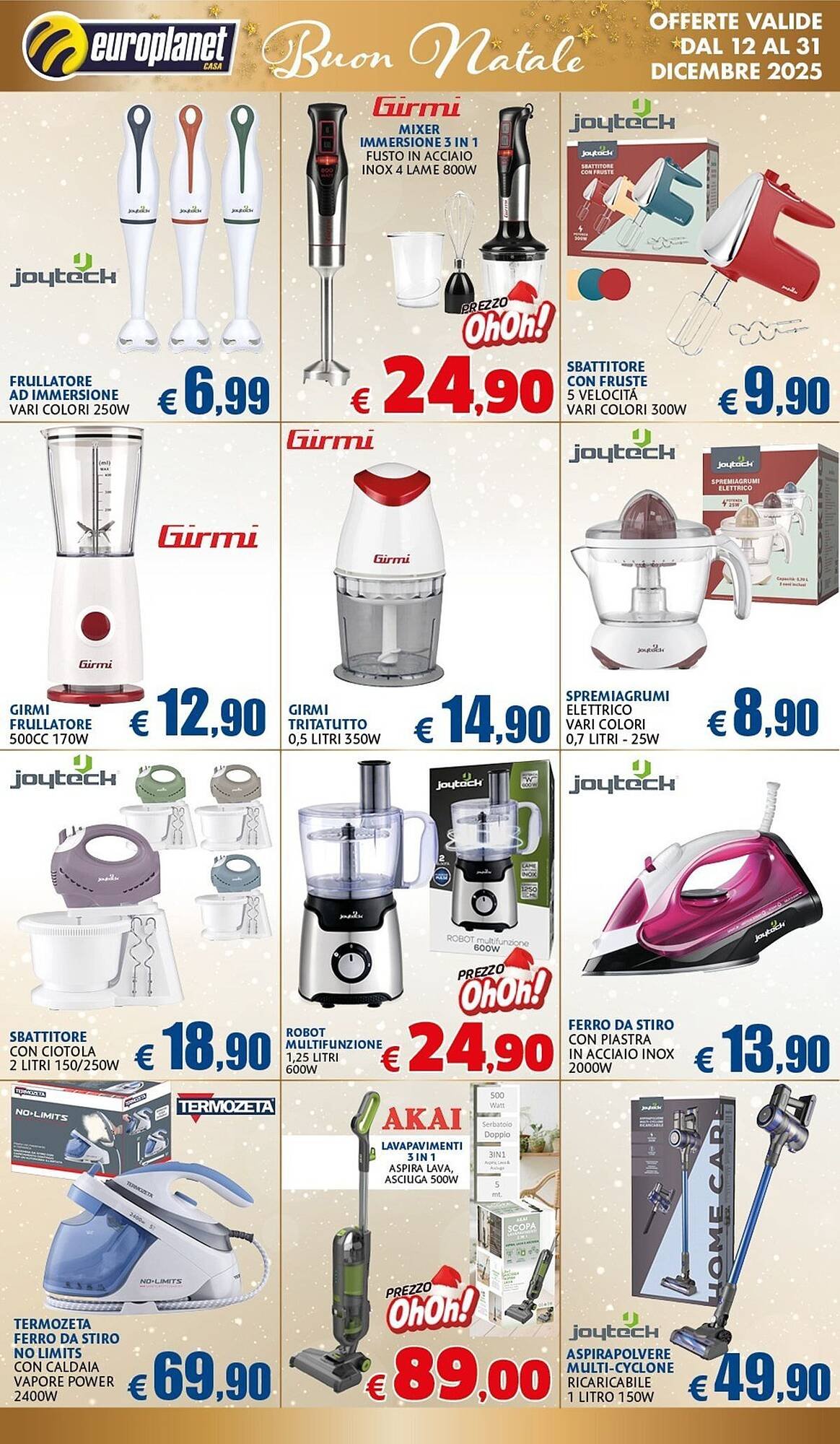 Volantino Europlanet Casa (2025-12-12 - 2025-12-31)