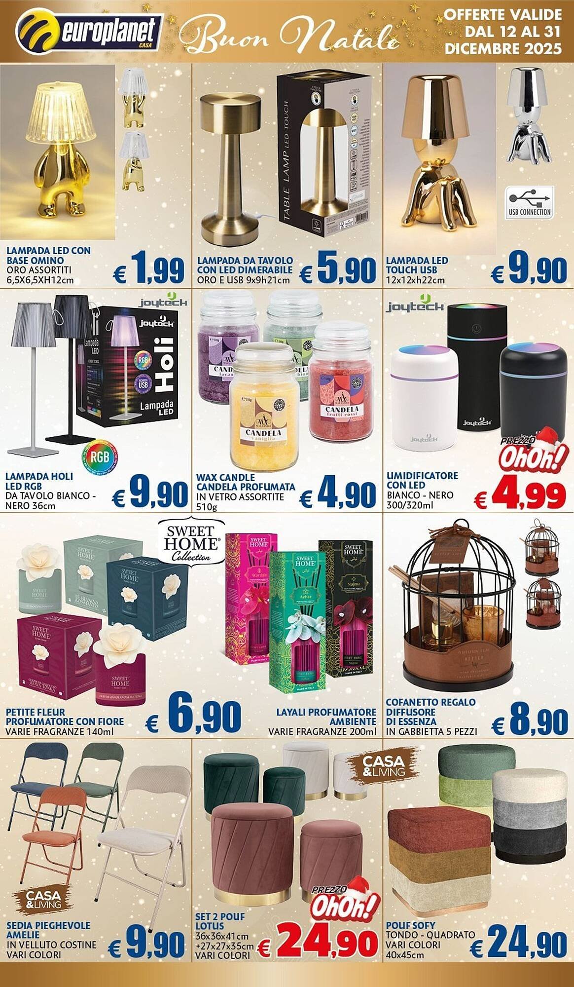 Volantino Europlanet Casa (2025-12-12 - 2025-12-31)