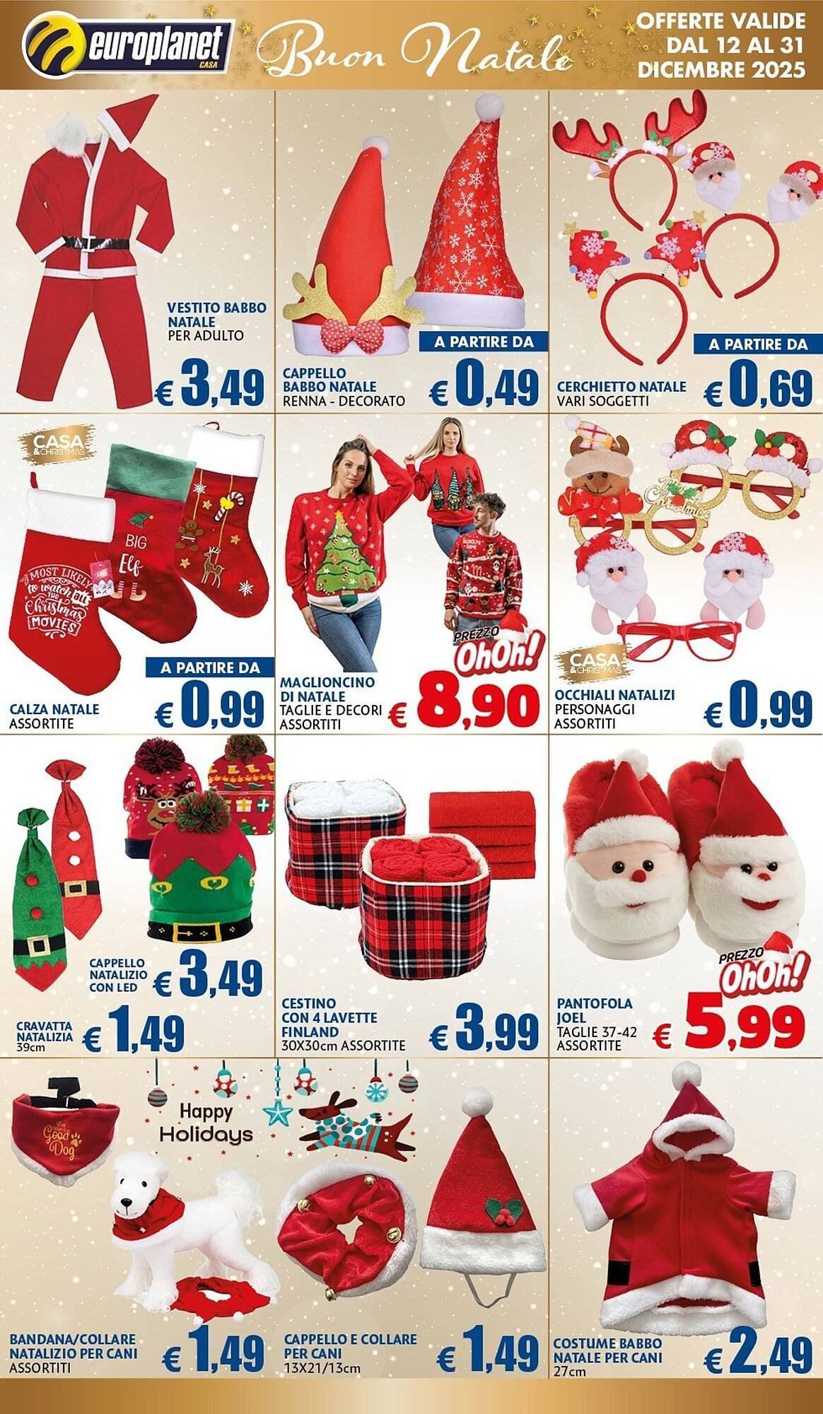 Volantino Europlanet Casa (2025-12-12 - 2025-12-31)