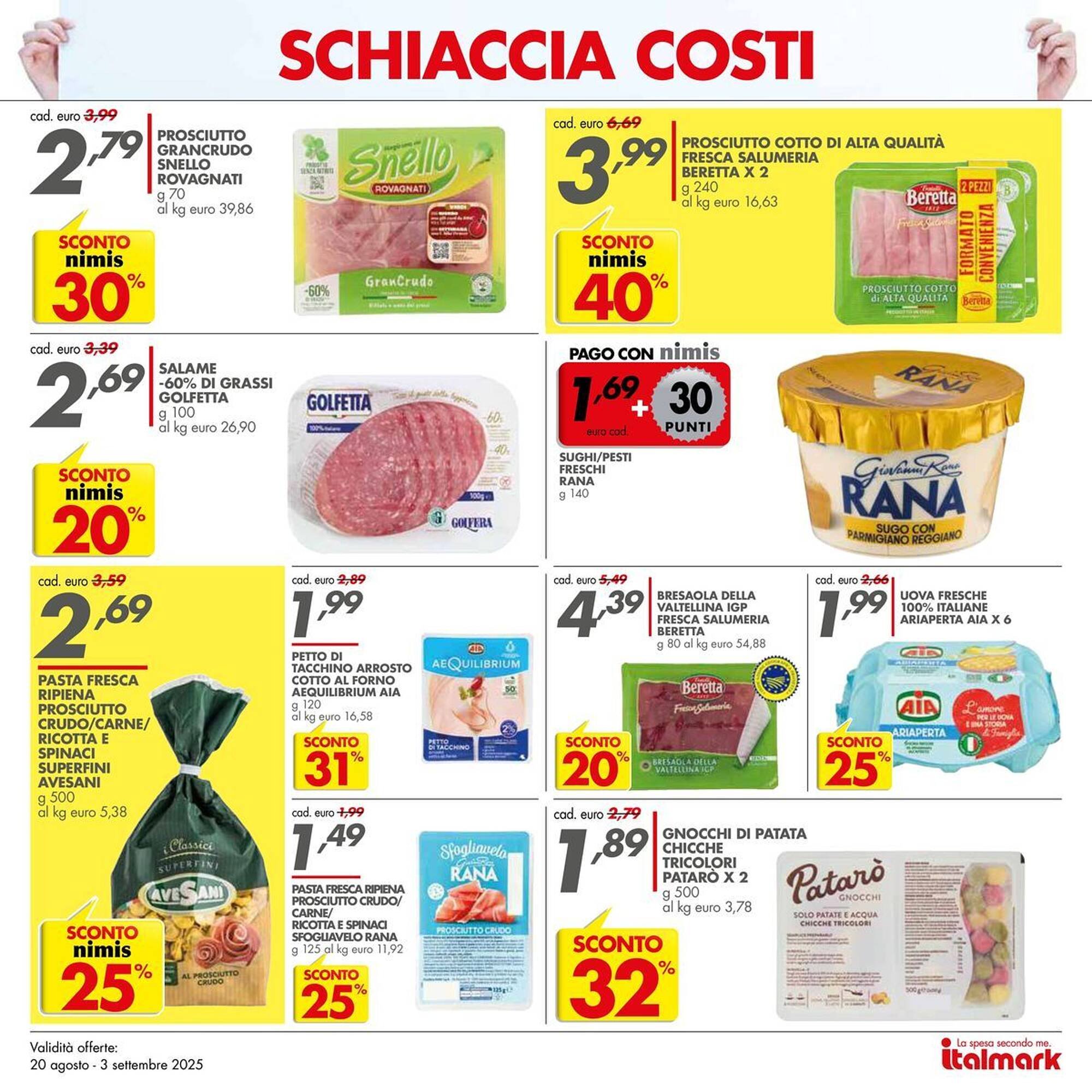 Volantino Italmark (2025-08-20 - 2025-09-03)