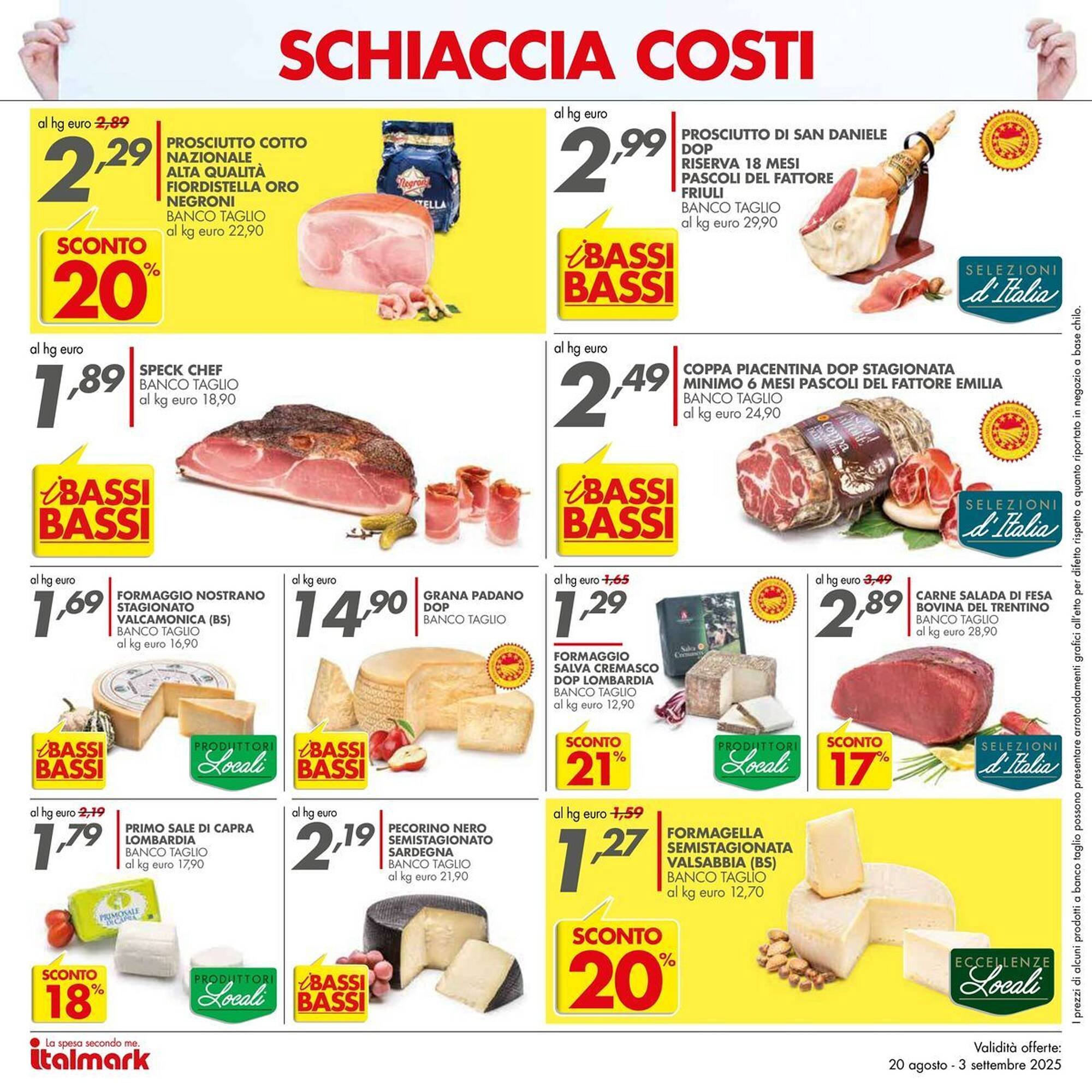 Volantino Italmark (2025-08-20 - 2025-09-03)