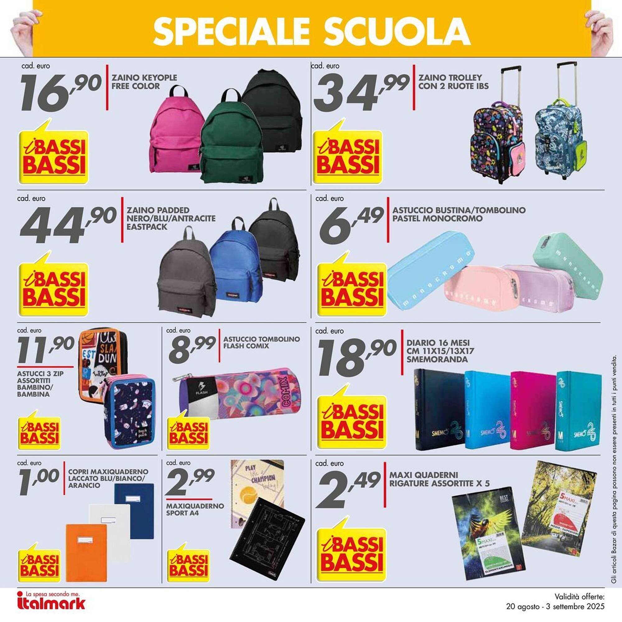 Volantino Italmark (2025-08-20 - 2025-09-03)
