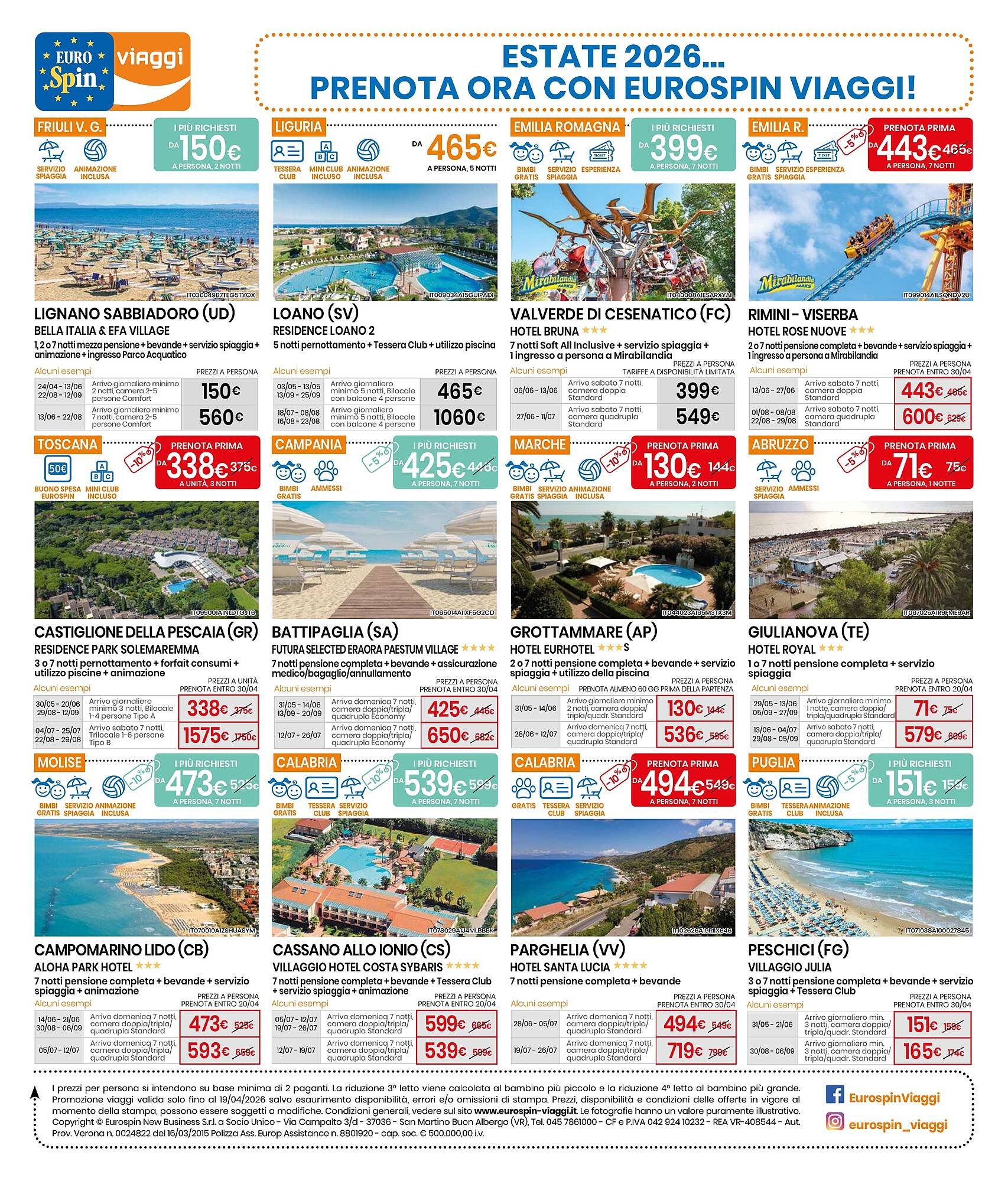 Volantino Eurospin (2026-04-07 - 2026-04-19)