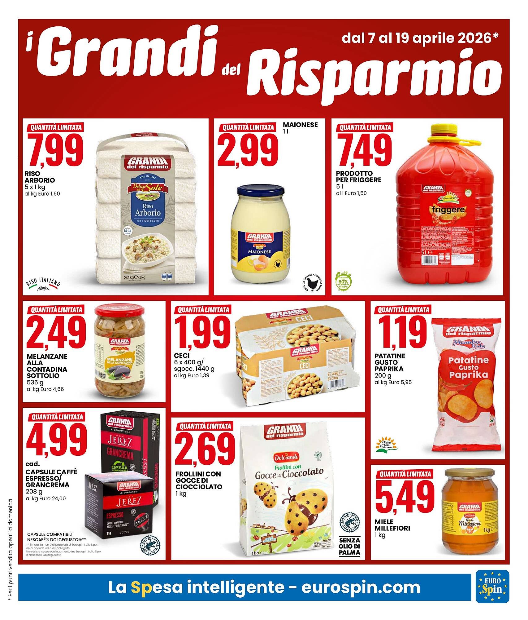 Volantino Eurospin (2026-04-07 - 2026-04-19)