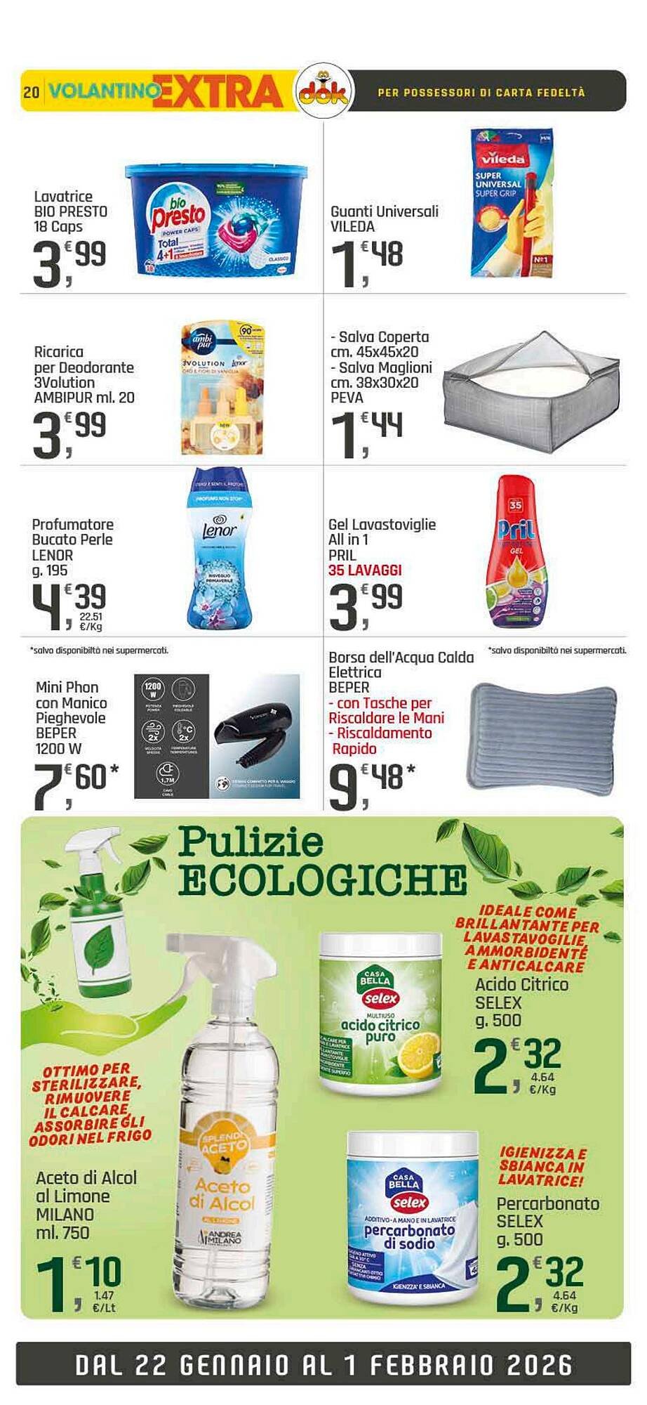 Volantino Supermercati Dok (2026-01-22 - 2026-02-01)