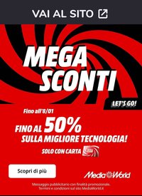 Volantino MediaWorld (2026-01-01 - 2026-01-08)