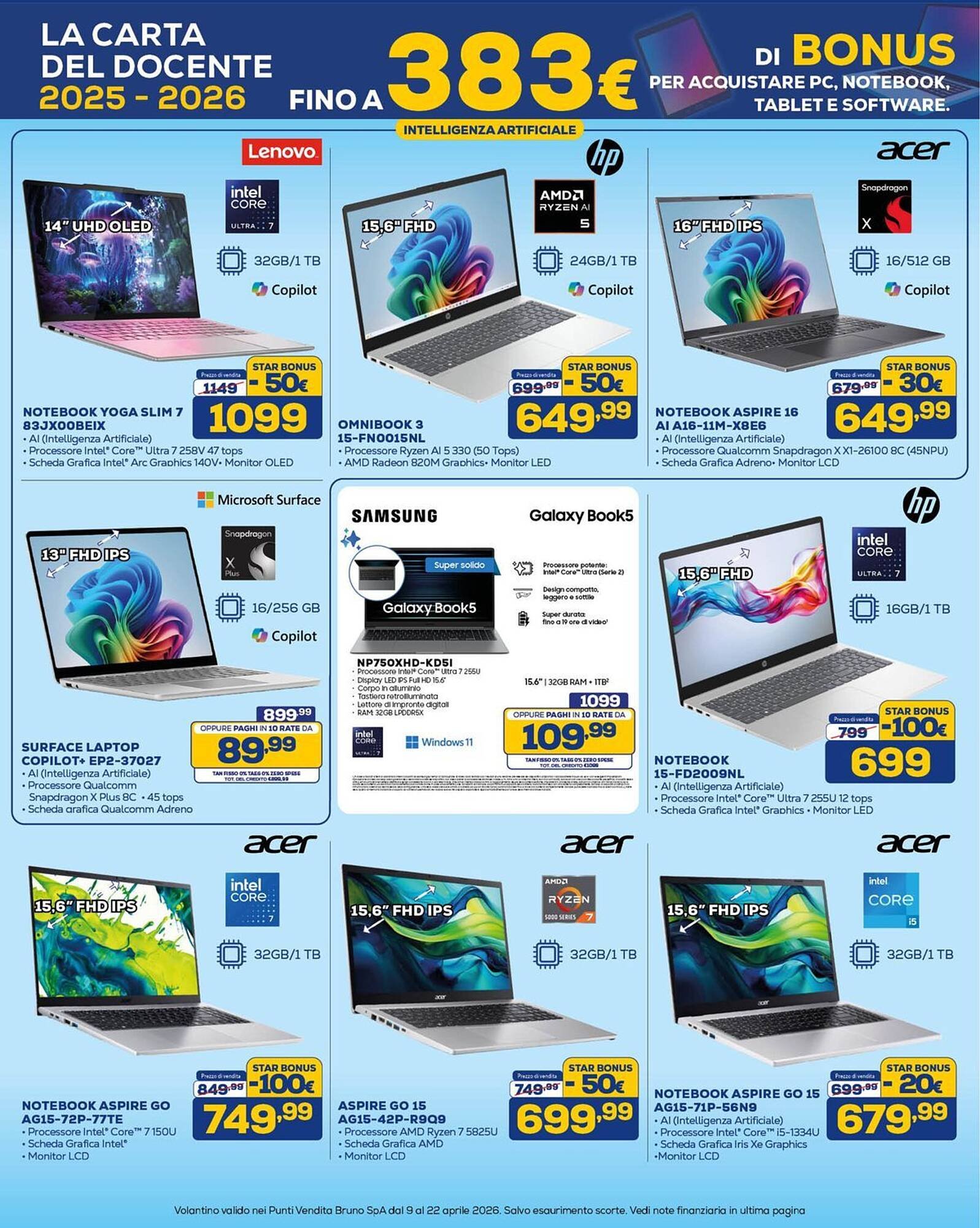 Volantino Euronics (2026-04-09 - 2026-04-22)