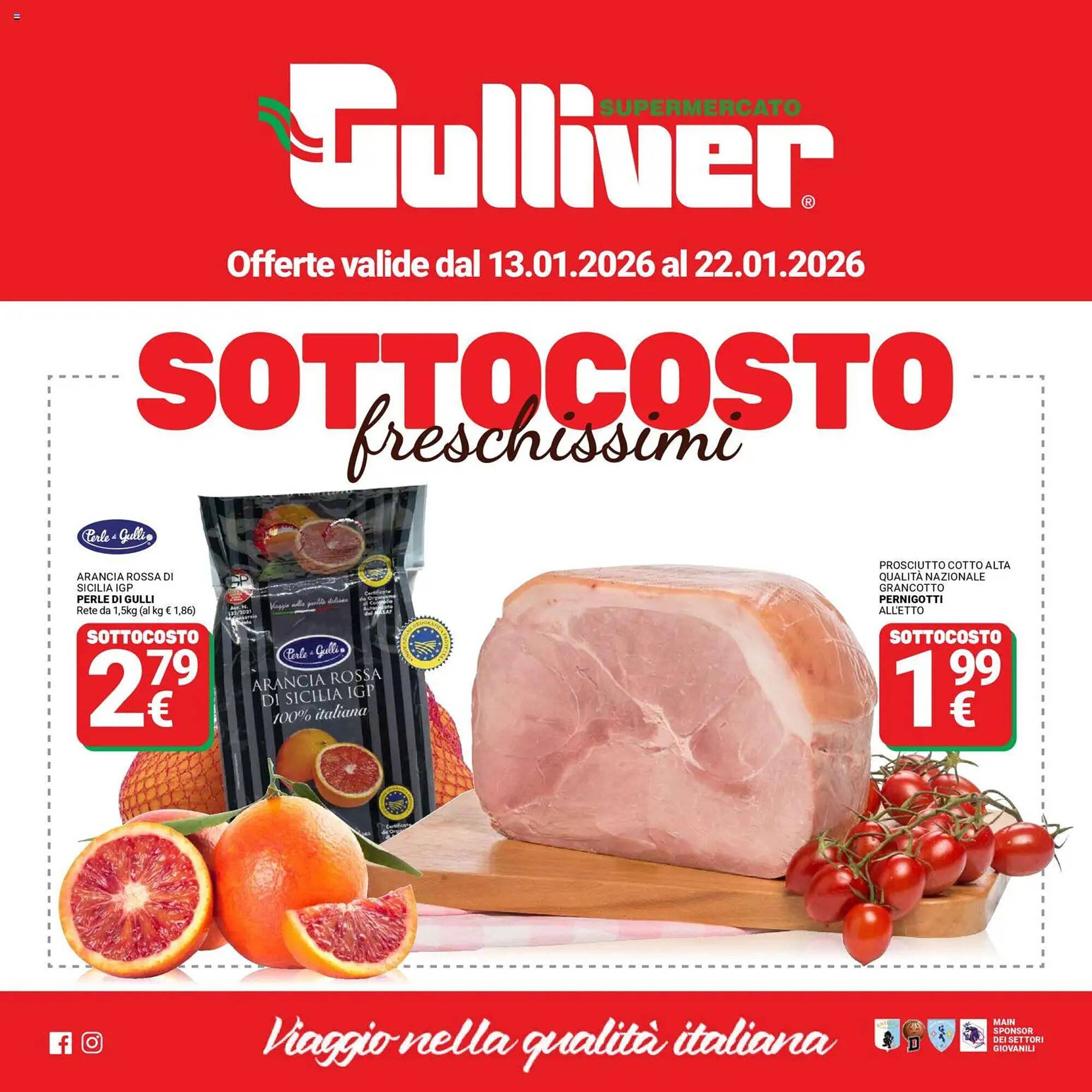 Volantino Supermercati Gulliver (2026-01-13 - 2026-01-22)