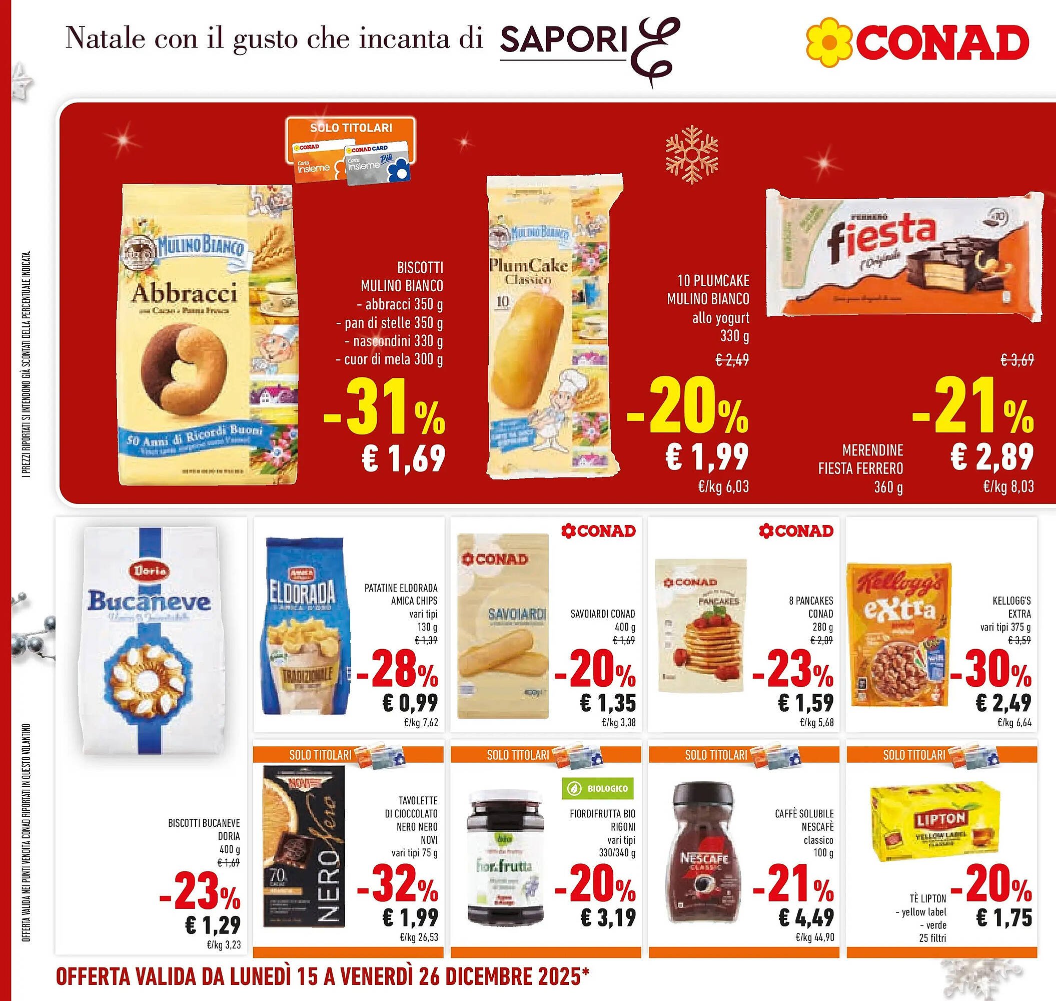 Volantino Conad (2025-12-15 - 2025-12-26)