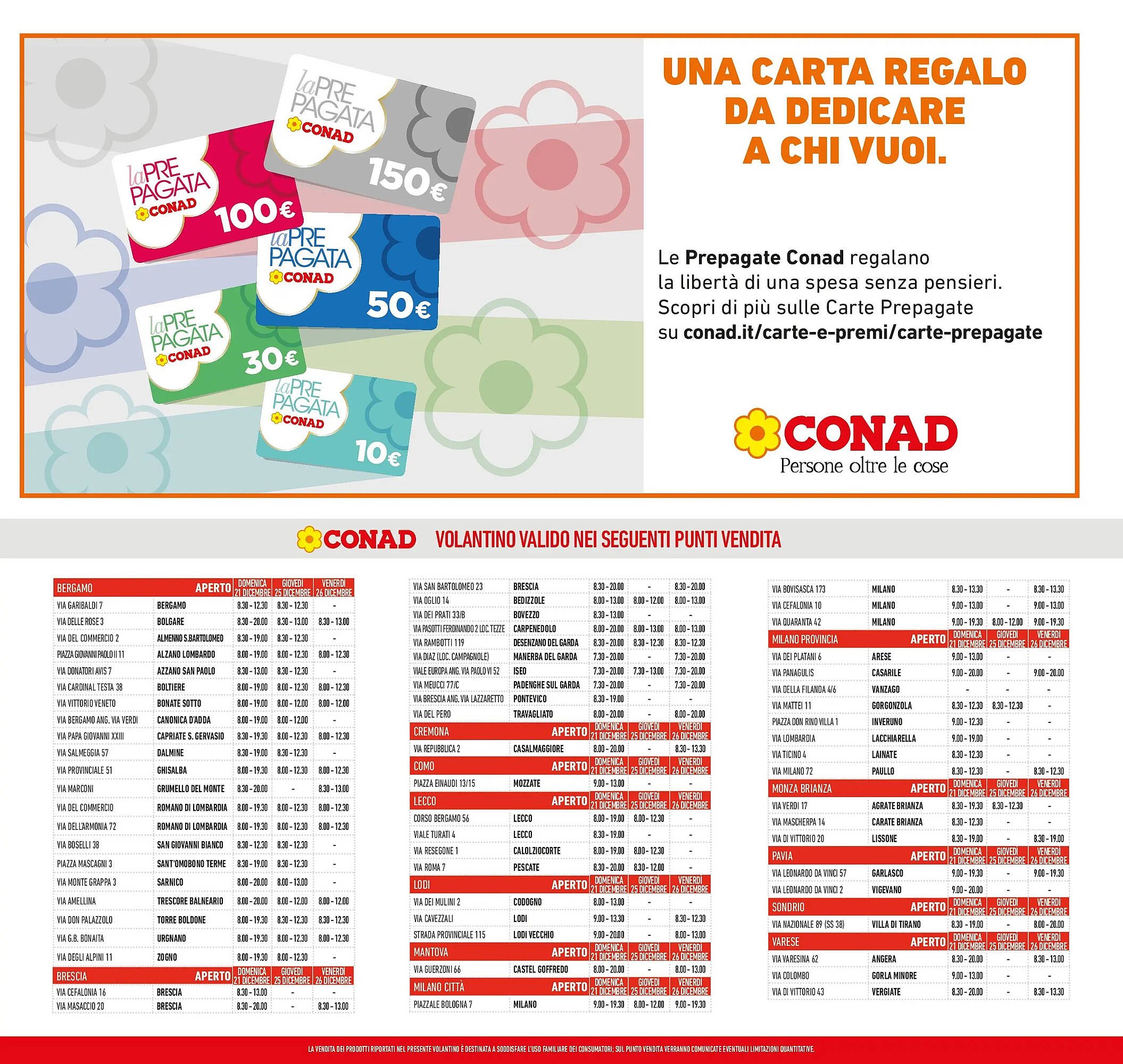 Volantino Conad (2025-12-15 - 2025-12-26)