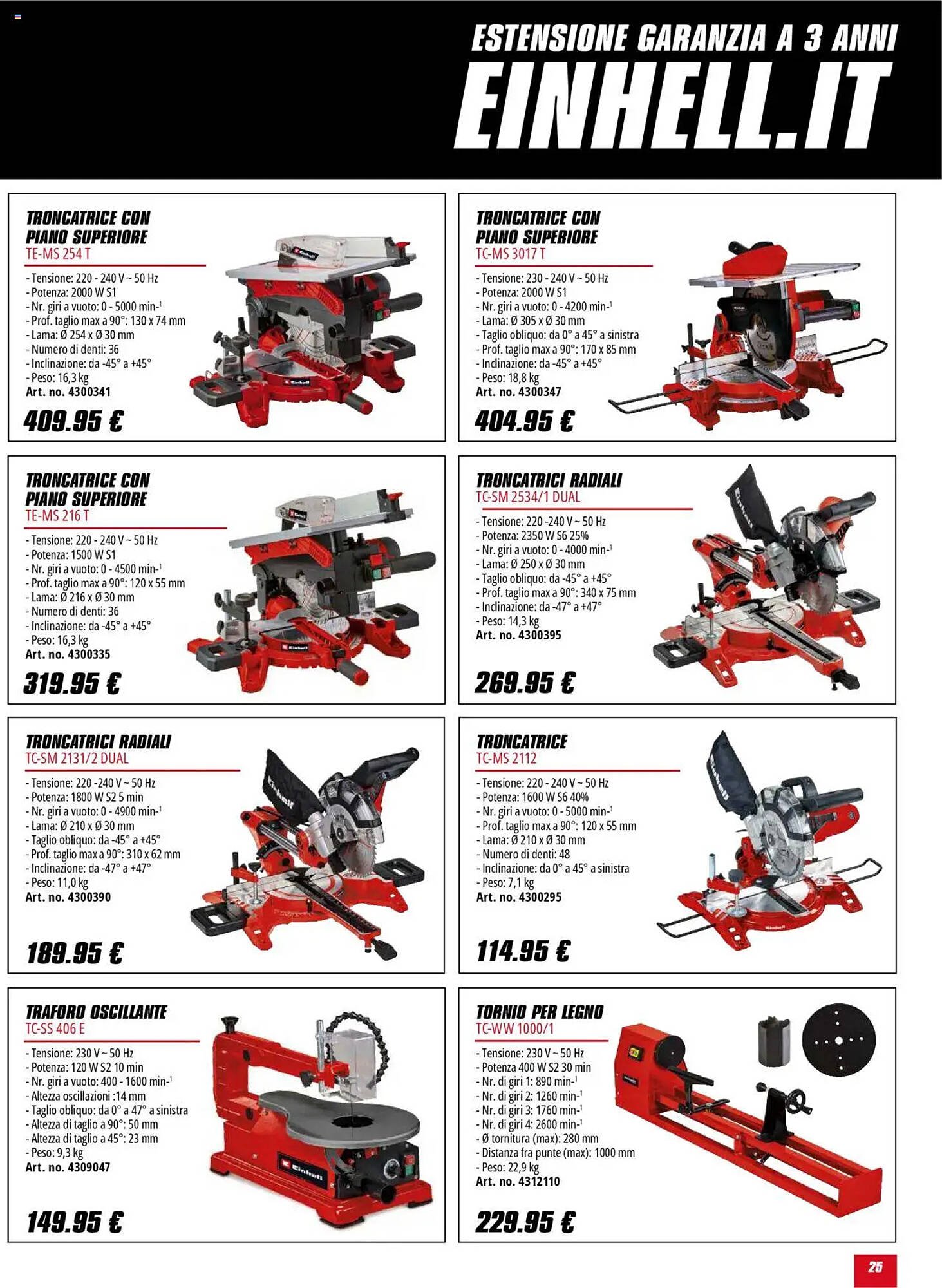 Volantino Einhell (2025-10-01 - 2026-01-31)
