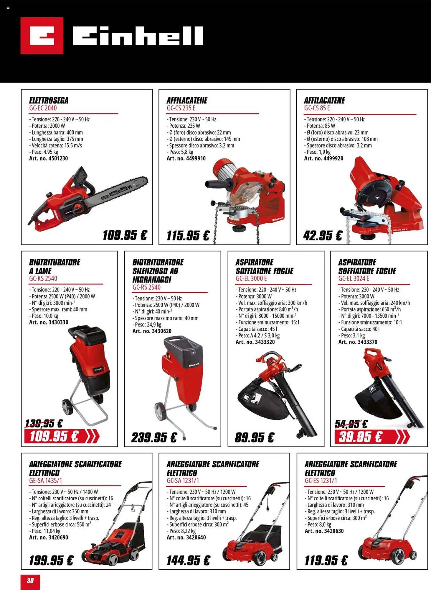 Volantino Einhell (2025-10-01 - 2026-01-31)