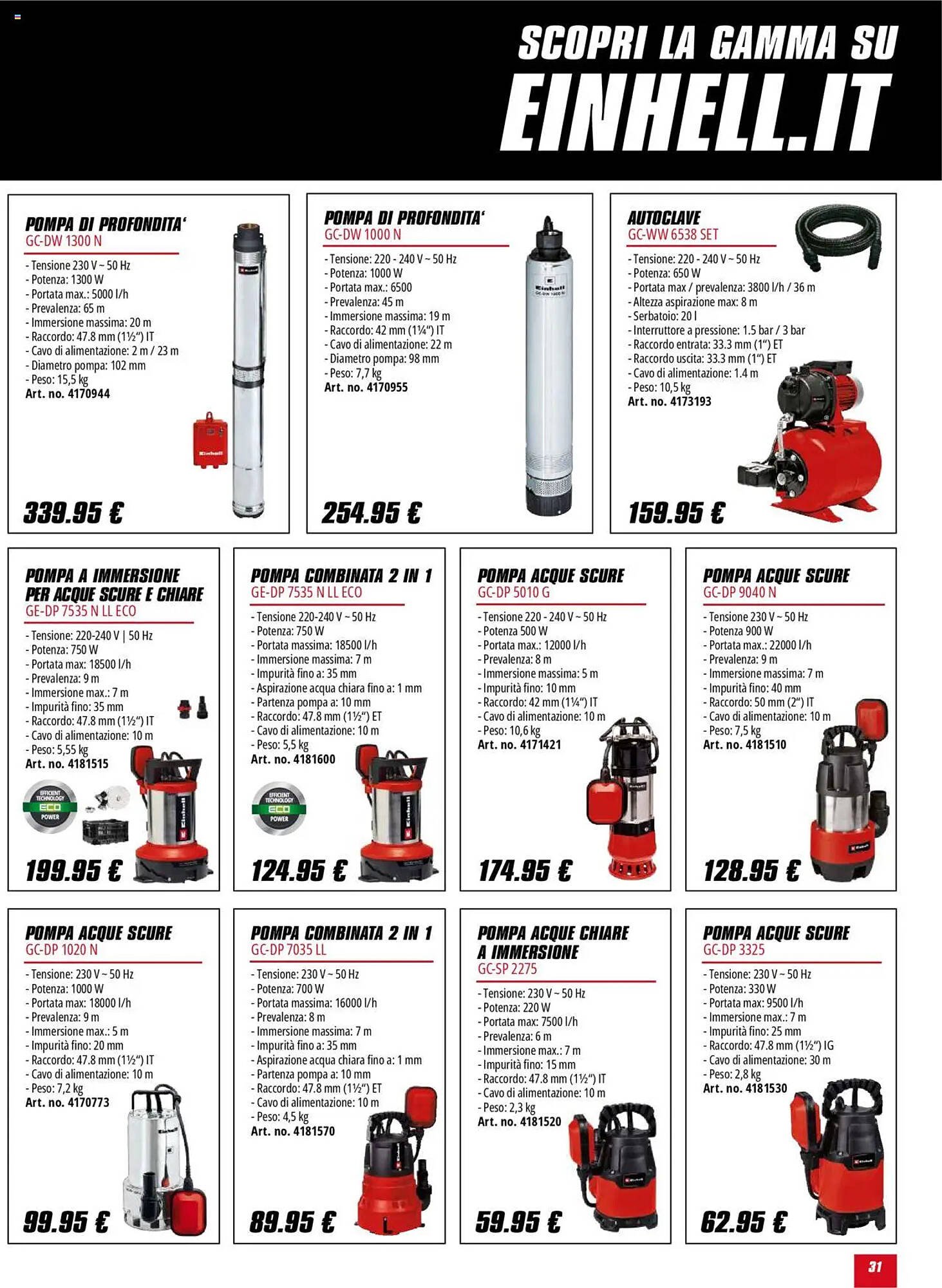 Volantino Einhell (2025-10-01 - 2026-01-31)