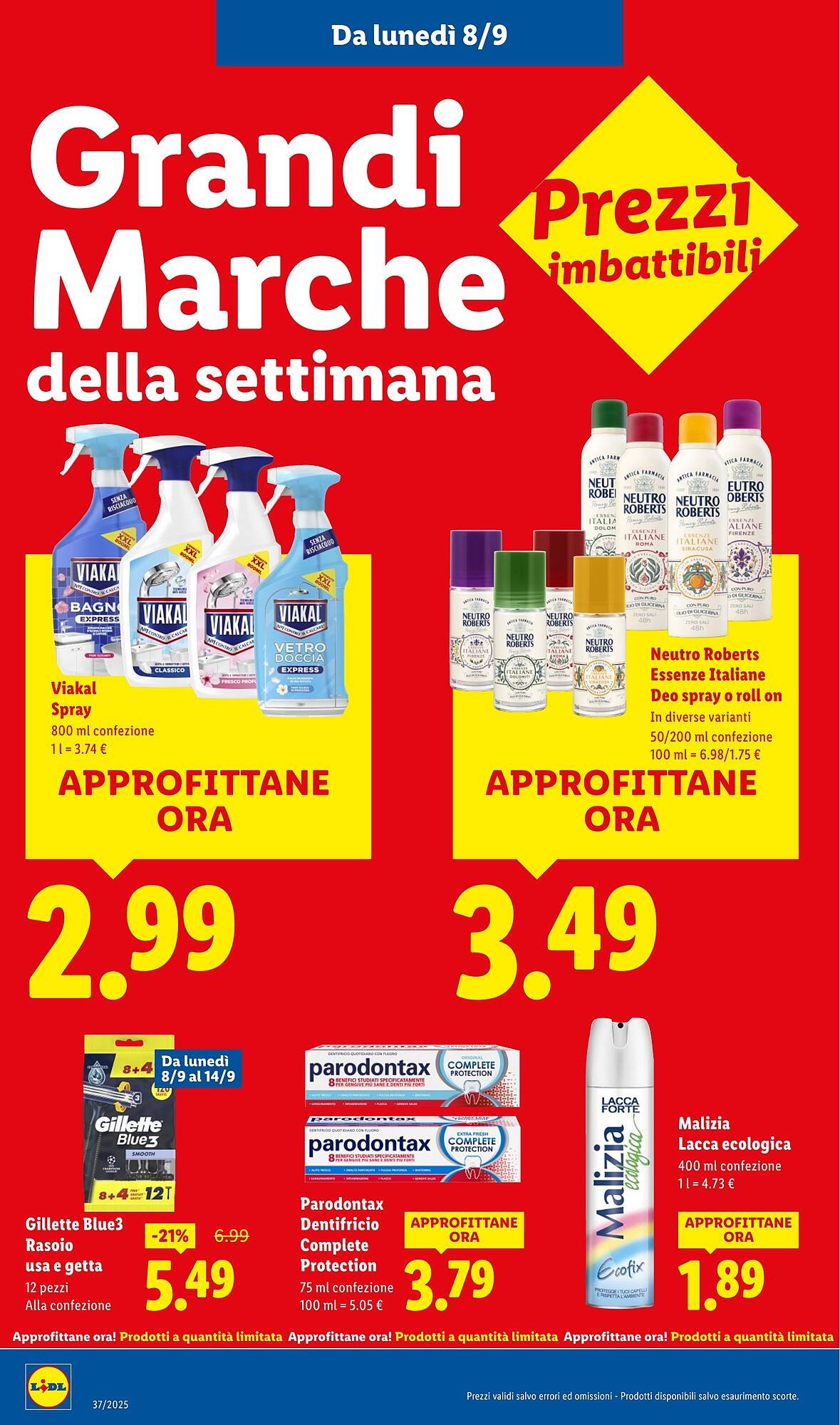 Volantino Lidl (2025-09-08 - 2025-09-14)