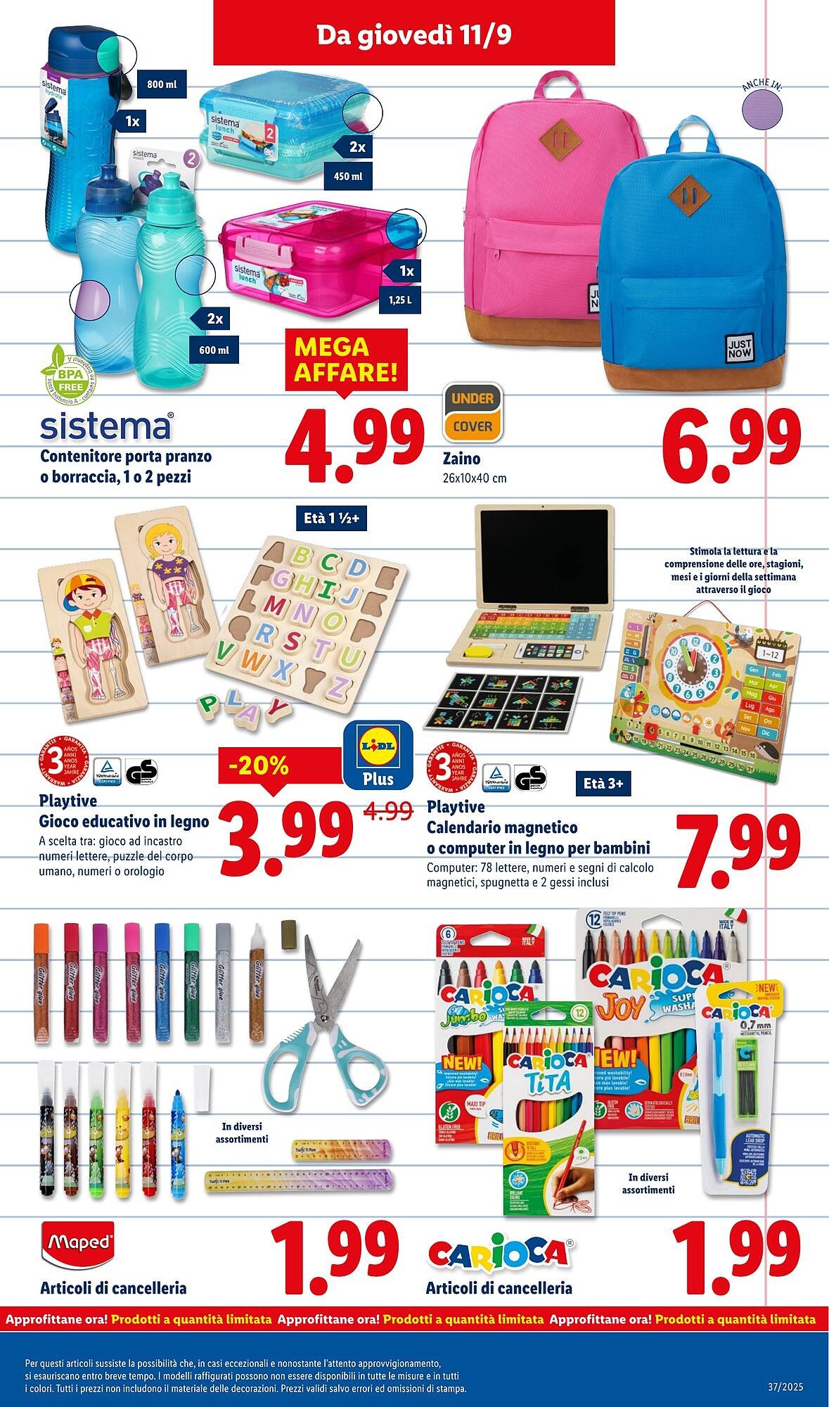 Volantino Lidl (2025-09-08 - 2025-09-14)