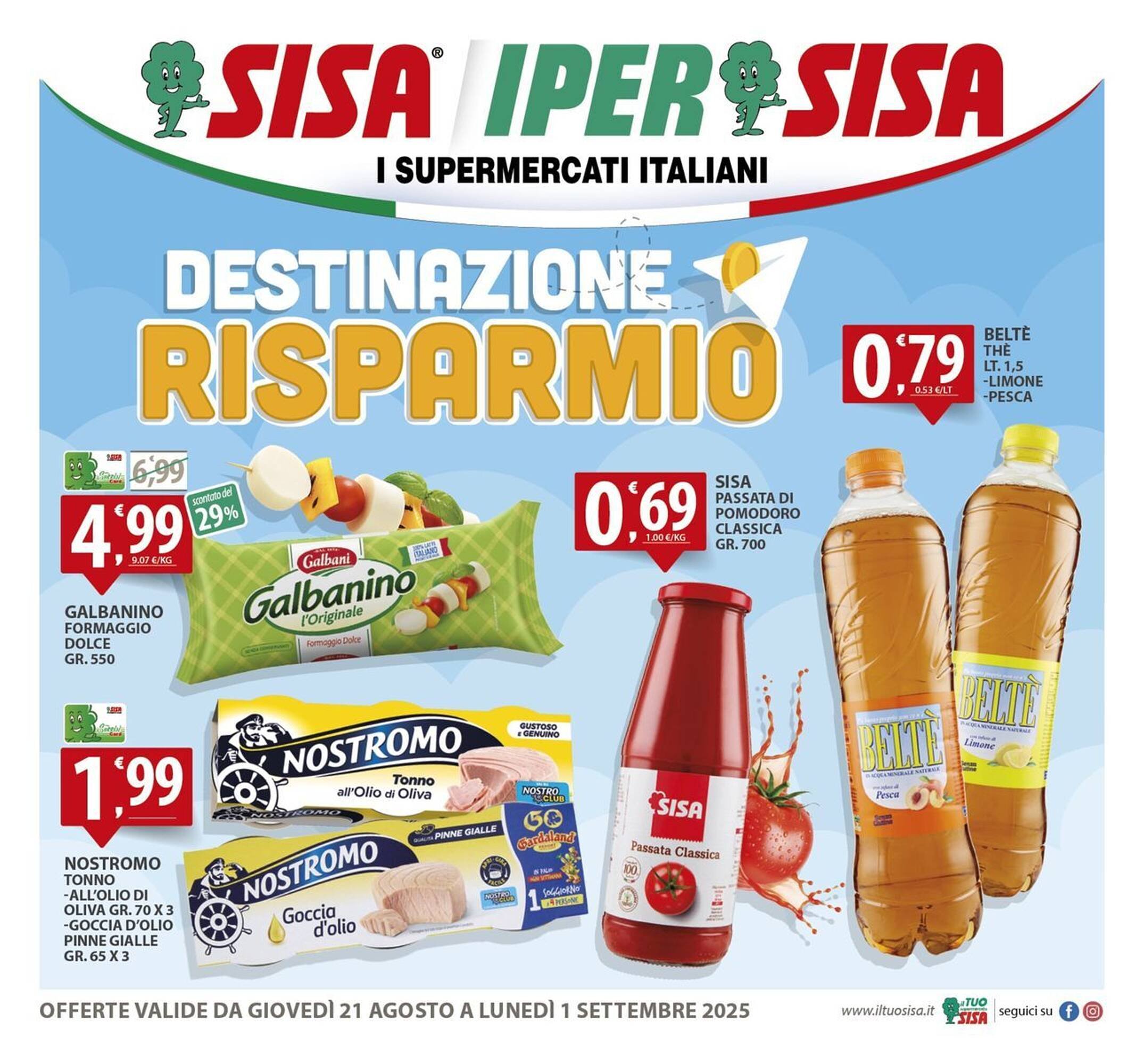 Volantino Sisa (2025-08-21 - 2025-09-01)