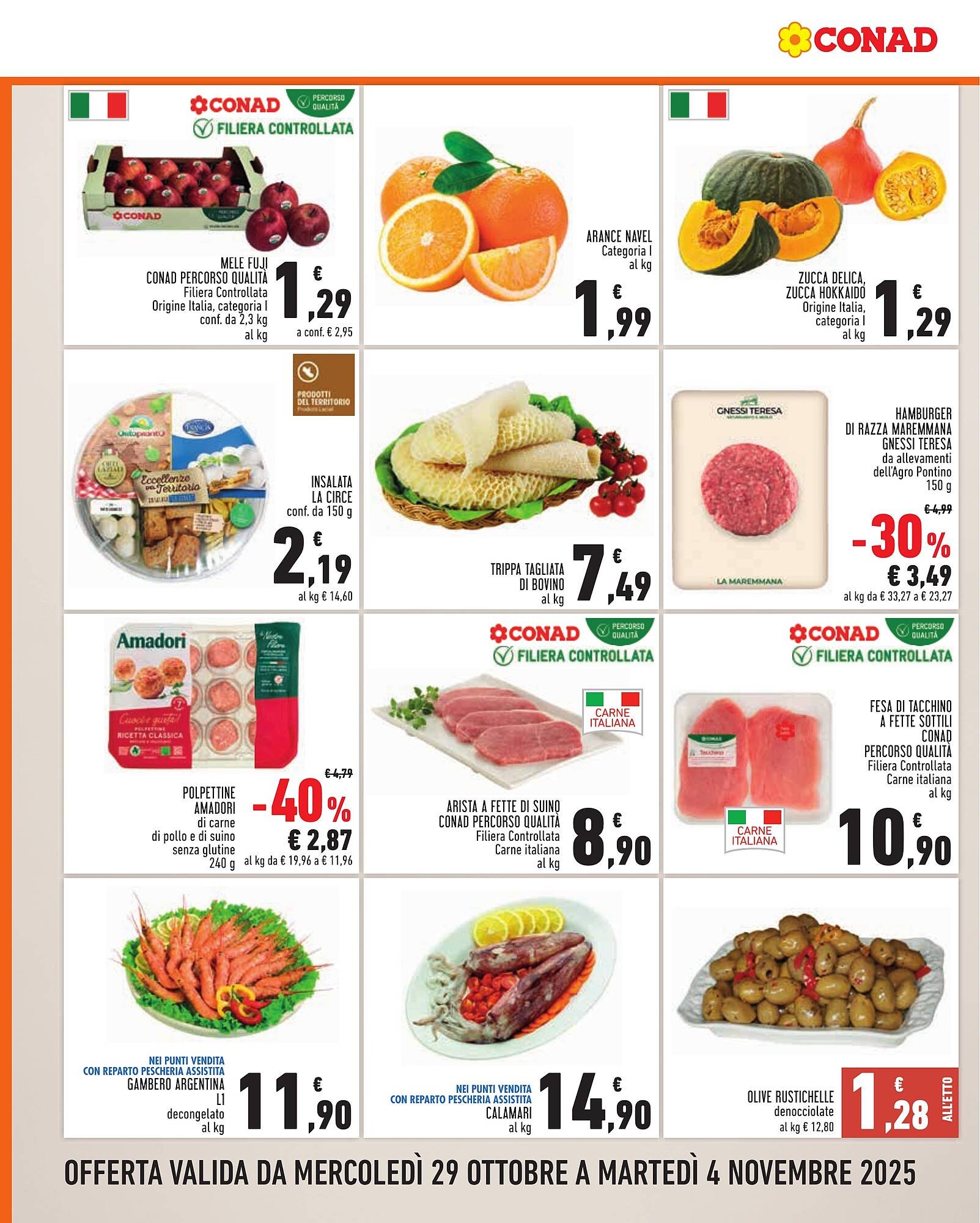 Volantino Conad (2025-10-29 - 2025-11-04)