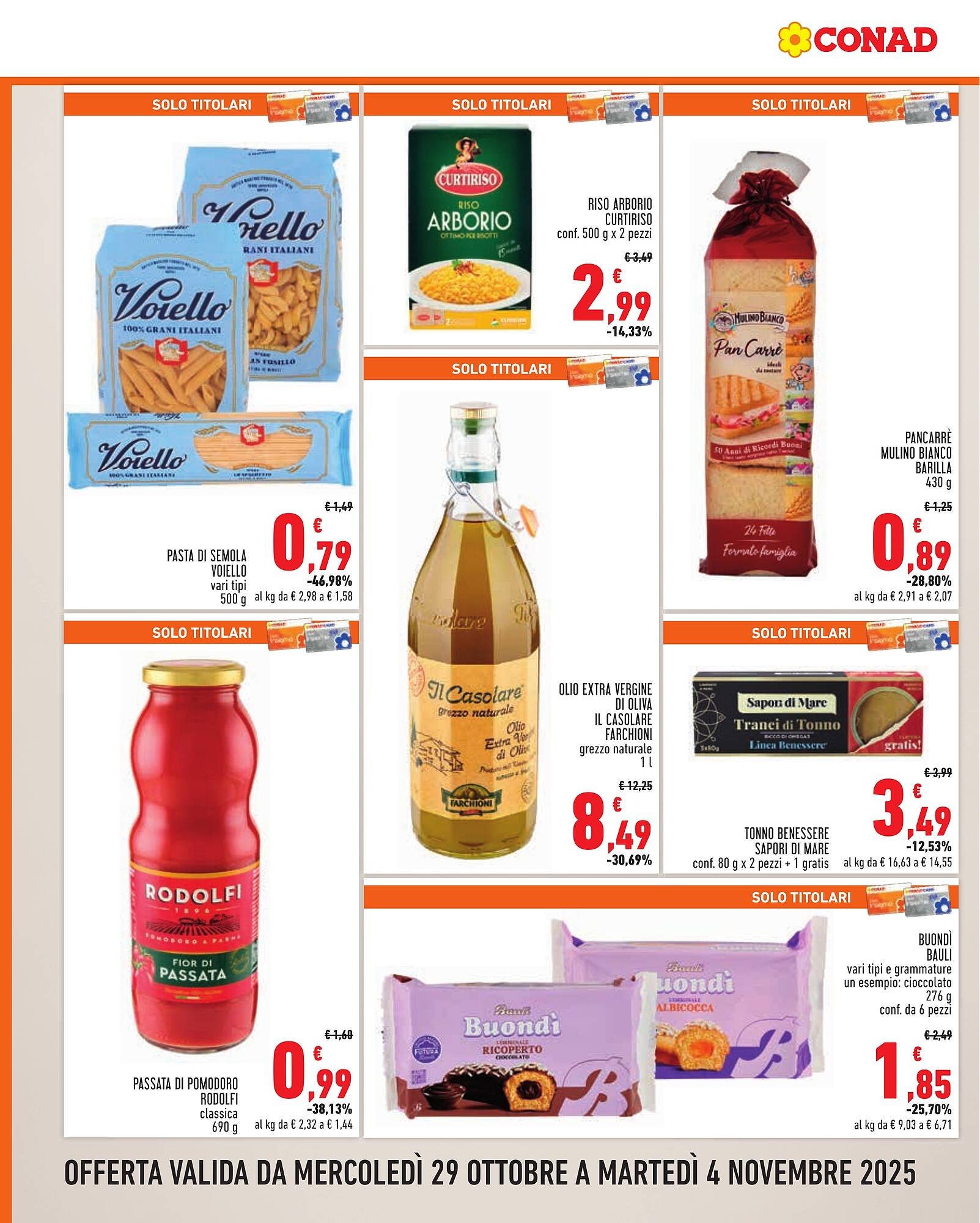 Volantino Conad (2025-10-29 - 2025-11-04)