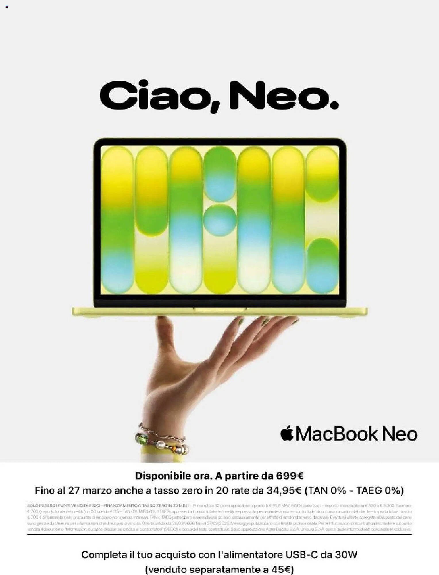 Volantino Unieuro (2026-03-20 - 2026-03-27)