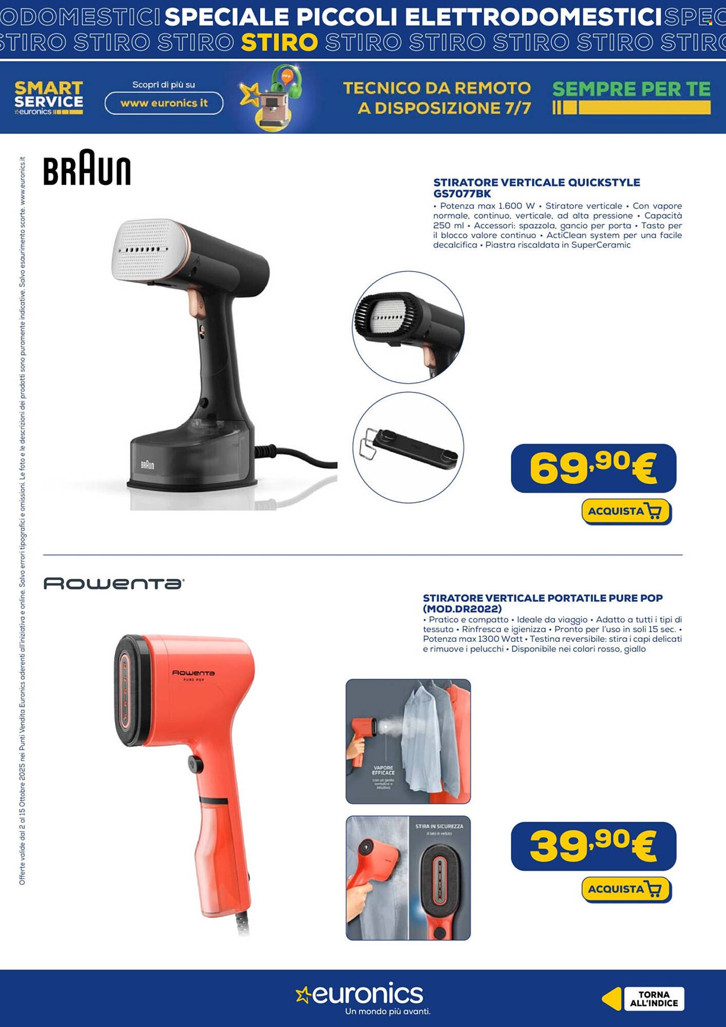 Volantino Euronics (2025-10-02 - 2025-10-15)