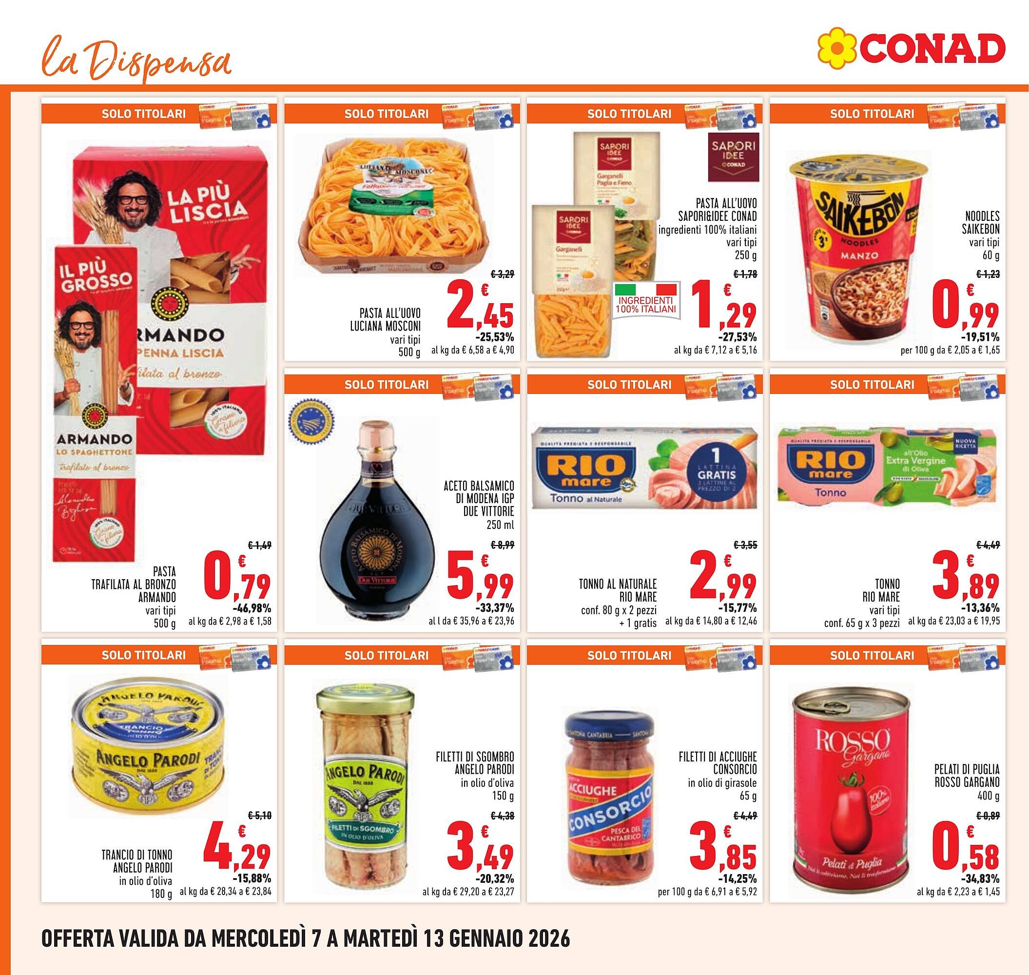 Volantino Conad (2026-01-07 - 2026-01-13)