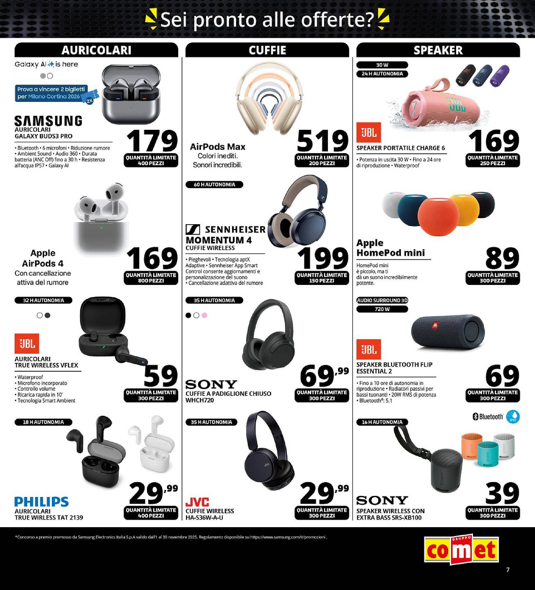 Volantino Comet (2025-10-30 - 2025-11-12)