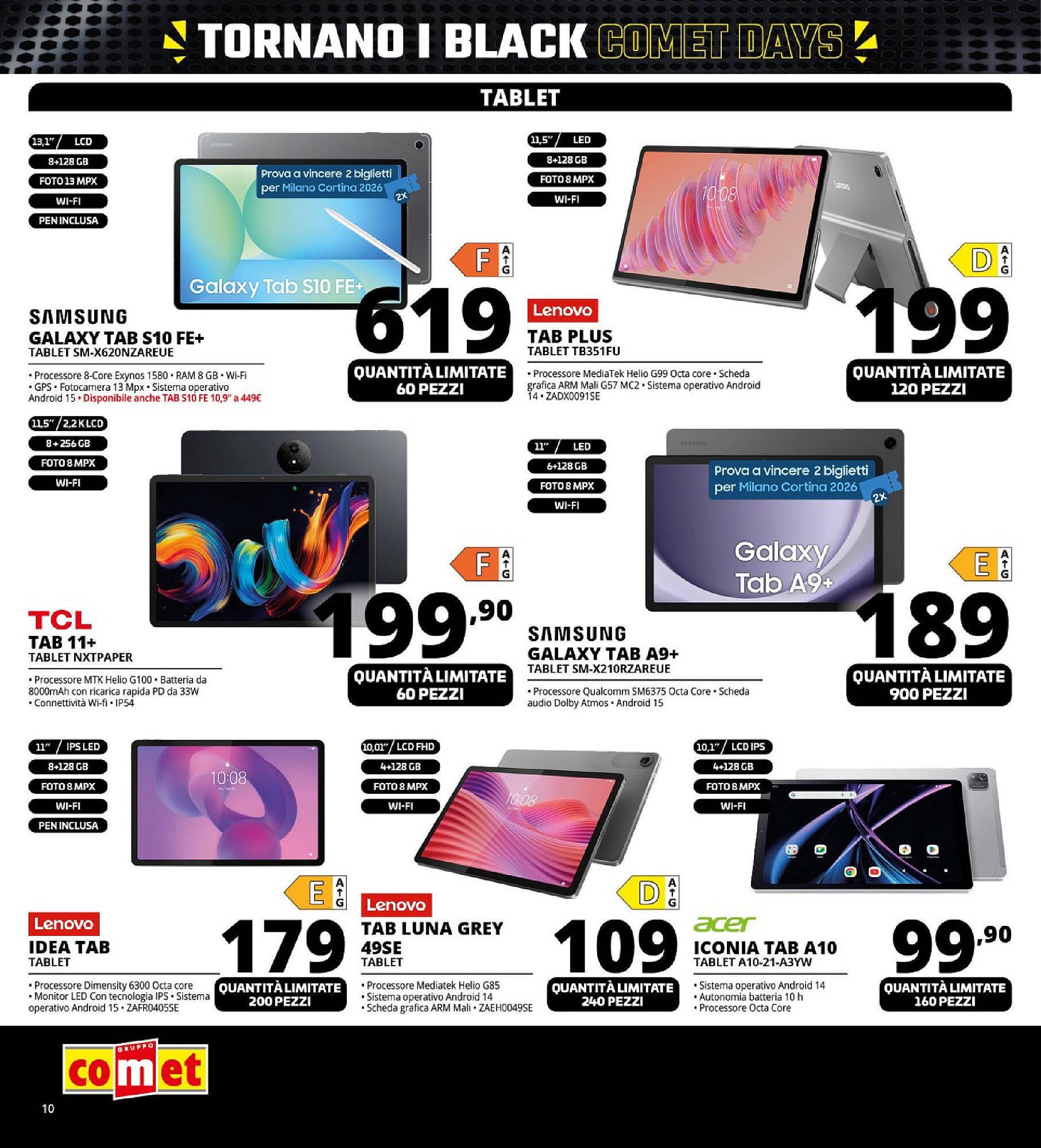 Volantino Comet (2025-10-30 - 2025-11-12)