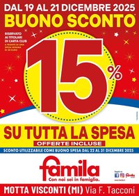 Volantino Famila (2025-12-19 - 2025-12-21)