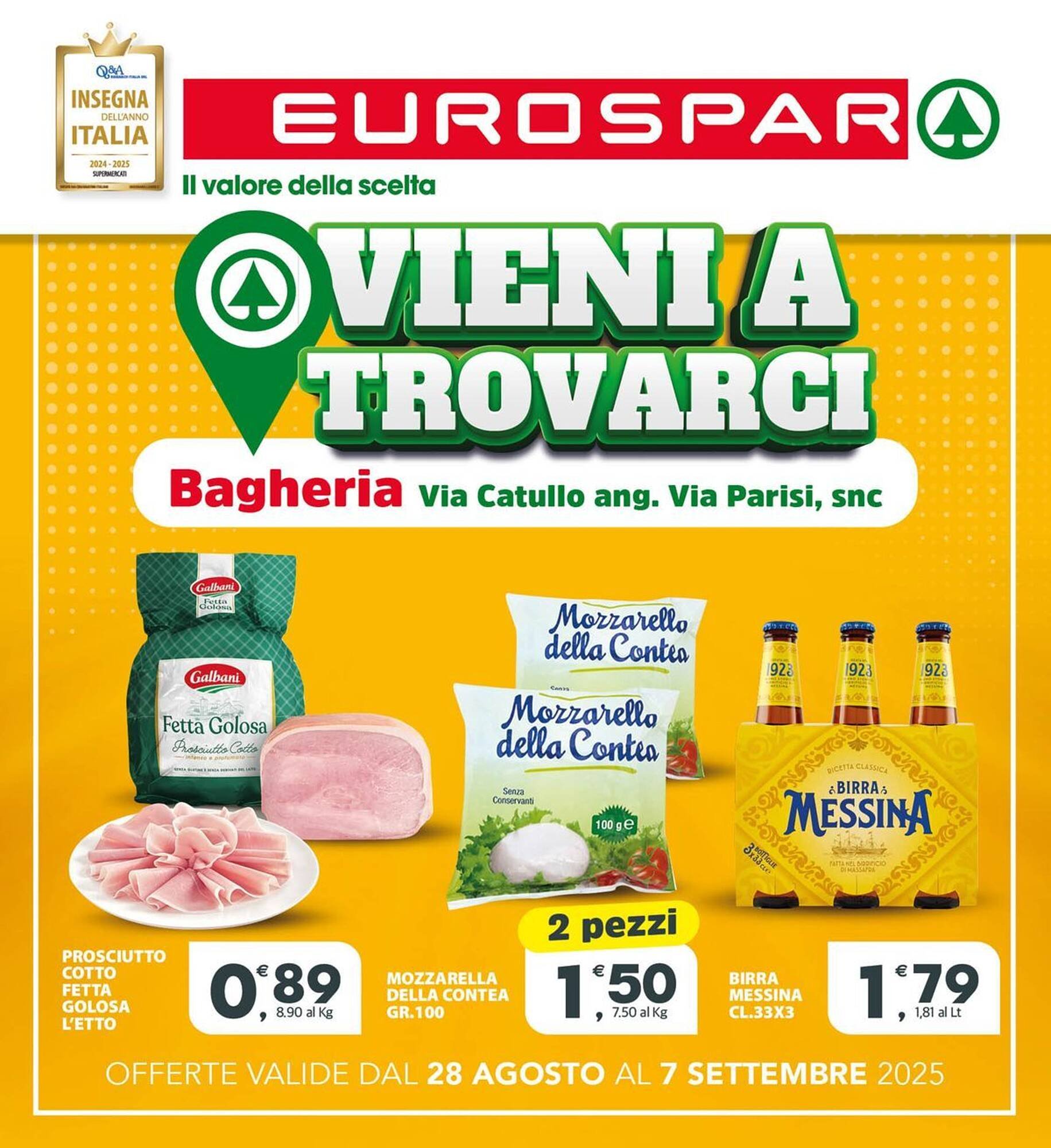 Volantino Eurospar (2025-08-28 - 2025-09-07)
