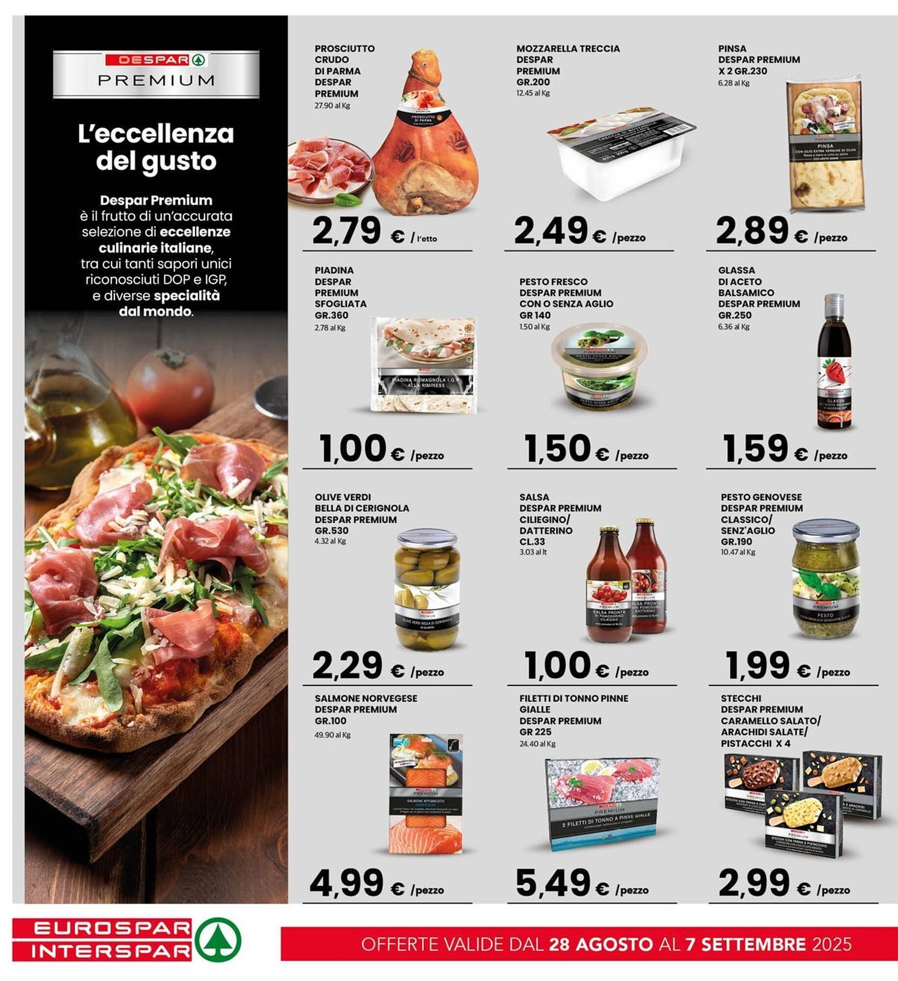 Volantino Eurospar (2025-08-28 - 2025-09-07)