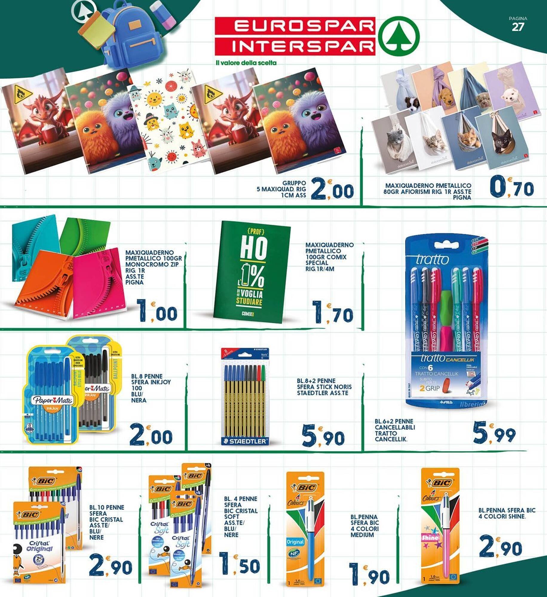 Volantino Eurospar (2025-08-28 - 2025-09-07)