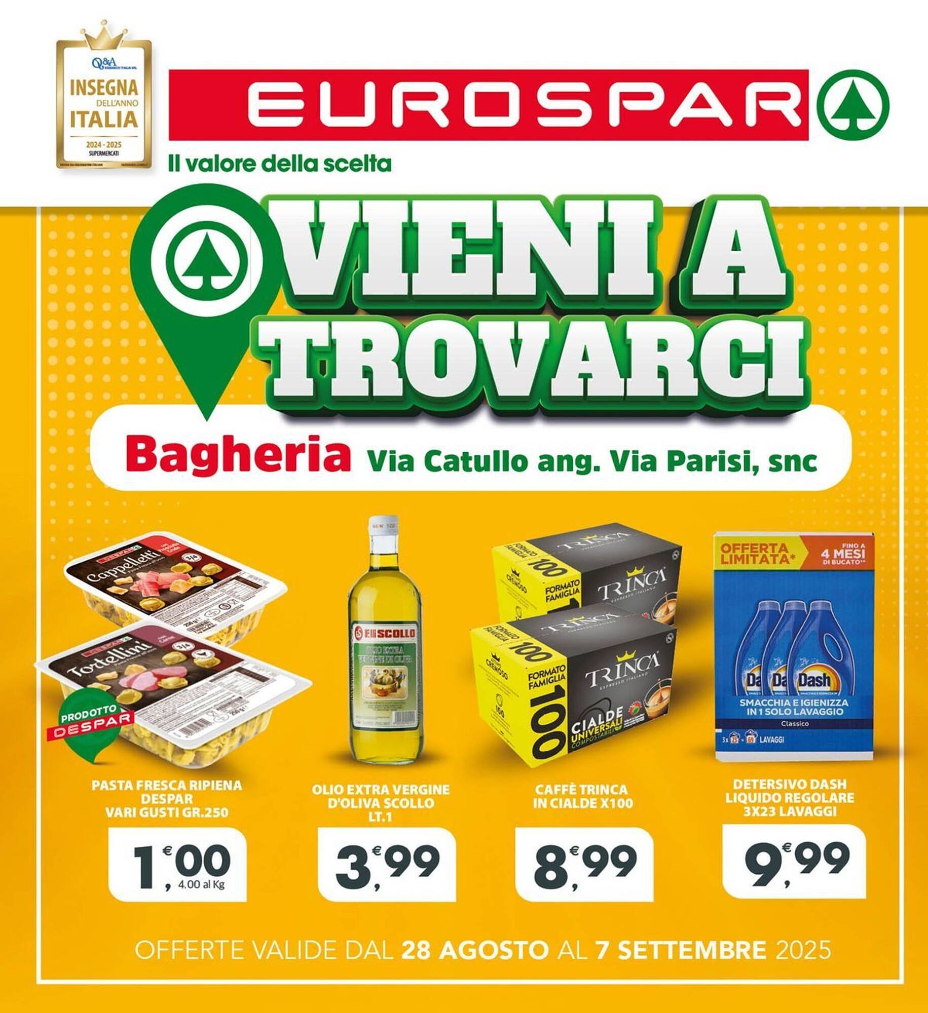 Volantino Eurospar (2025-08-28 - 2025-09-07)