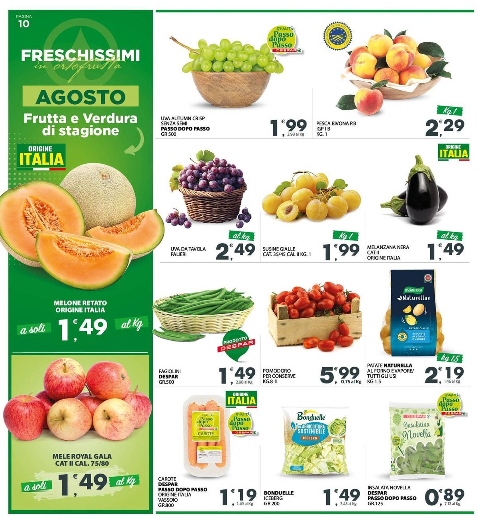 Volantino Eurospar (2025-08-28 - 2025-09-07)