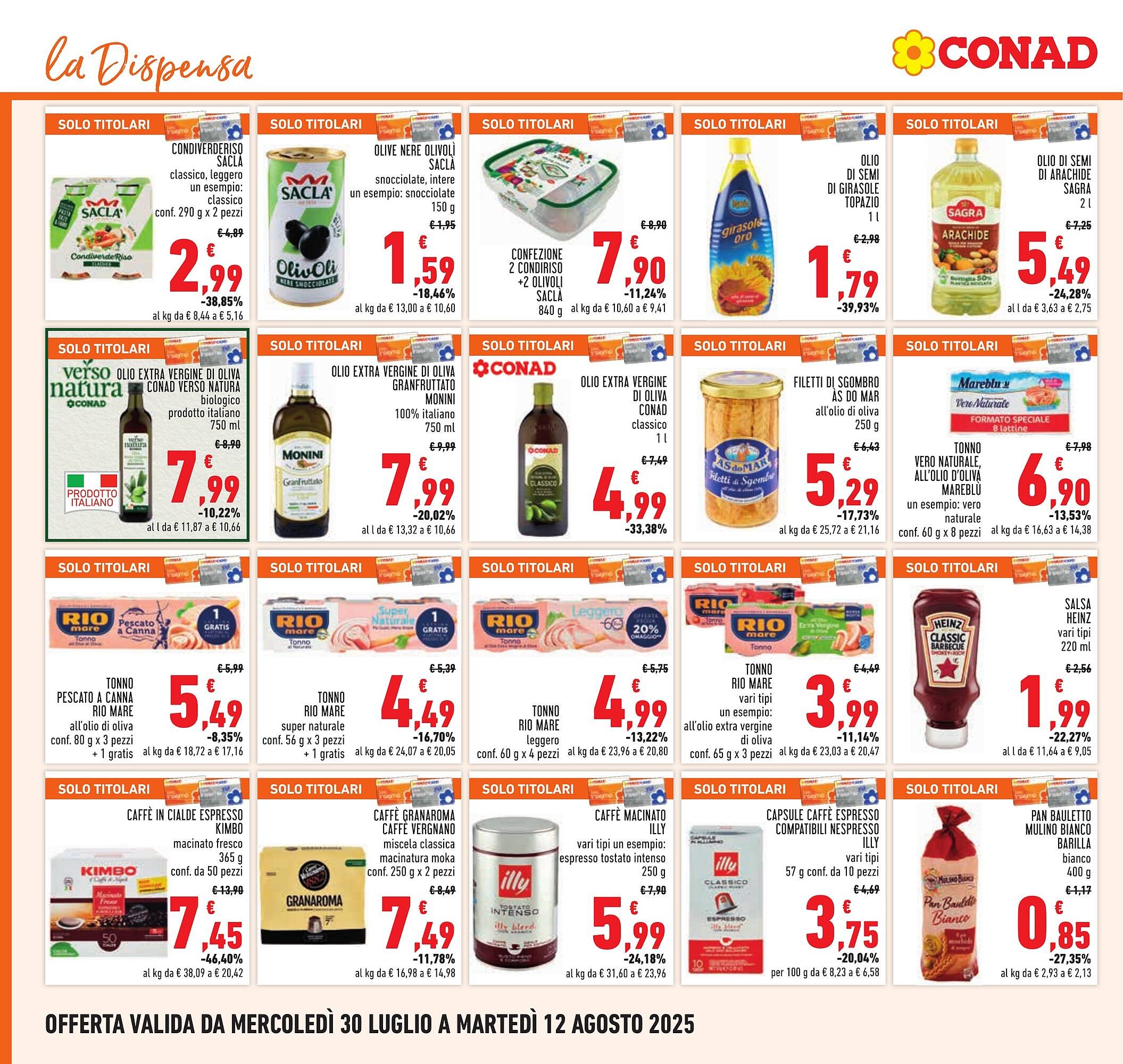 Volantino Conad (2025-07-30 - 2025-08-12)