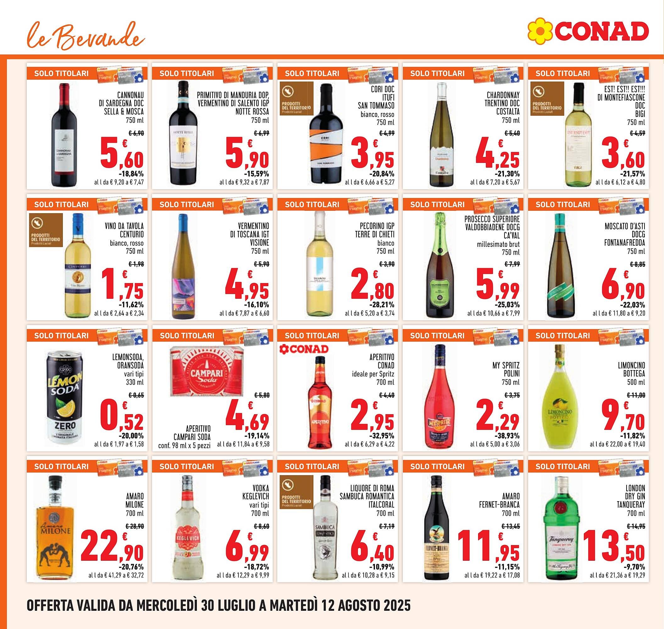 Volantino Conad (2025-07-30 - 2025-08-12)