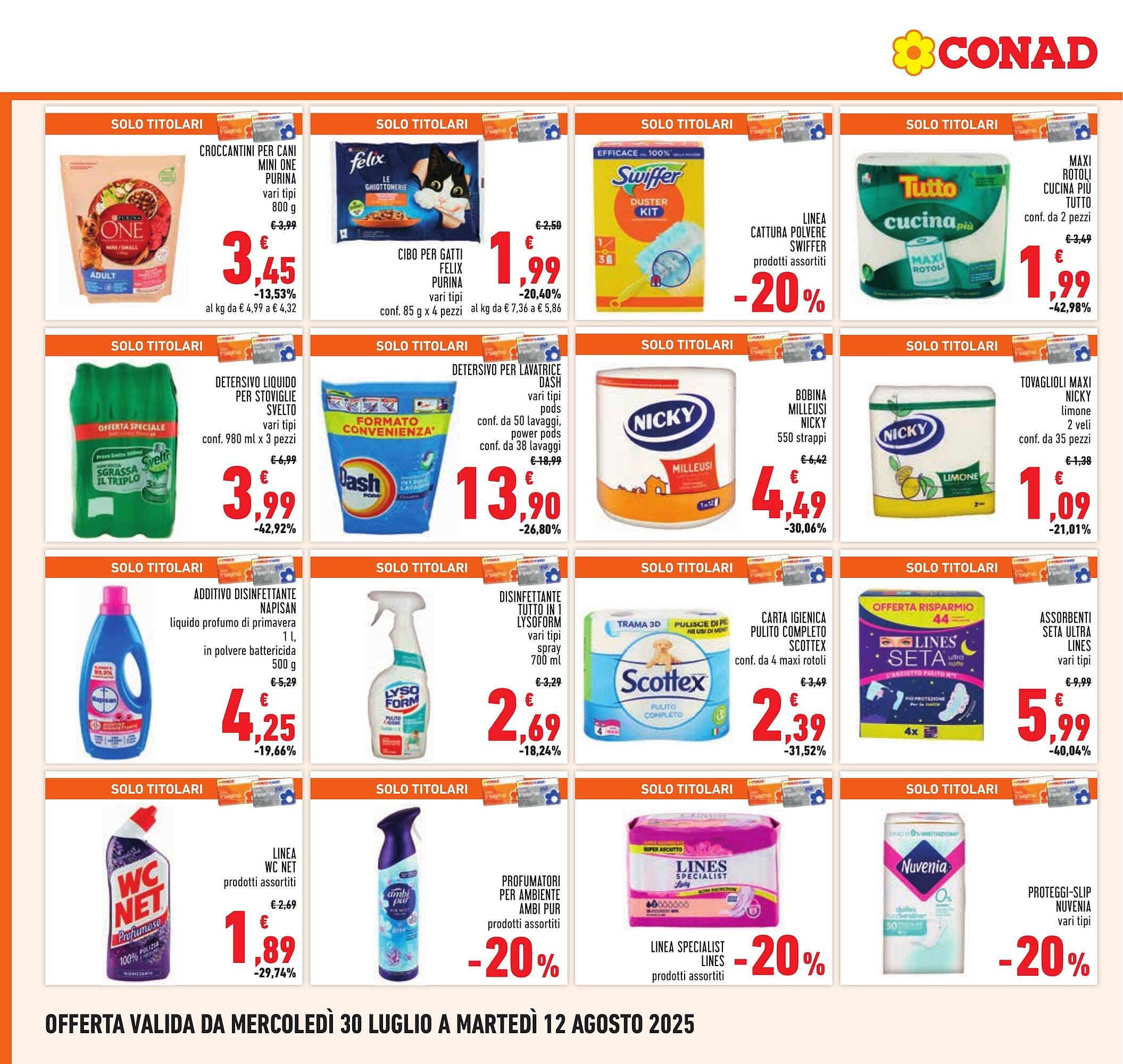 Volantino Conad (2025-07-30 - 2025-08-12)