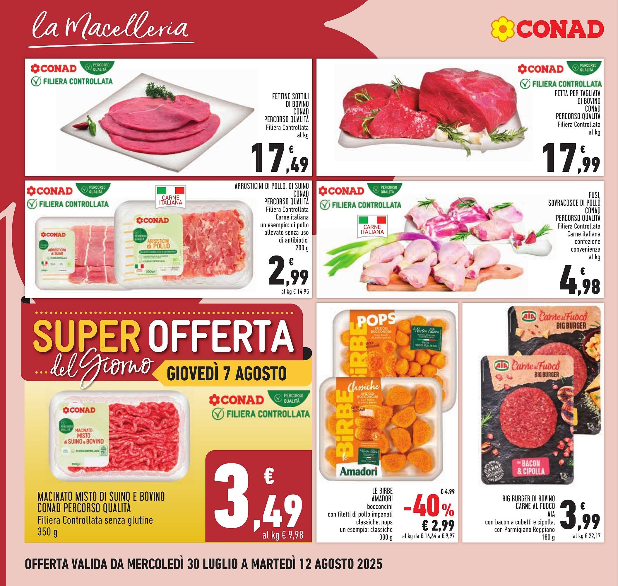 Volantino Conad (2025-07-30 - 2025-08-12)