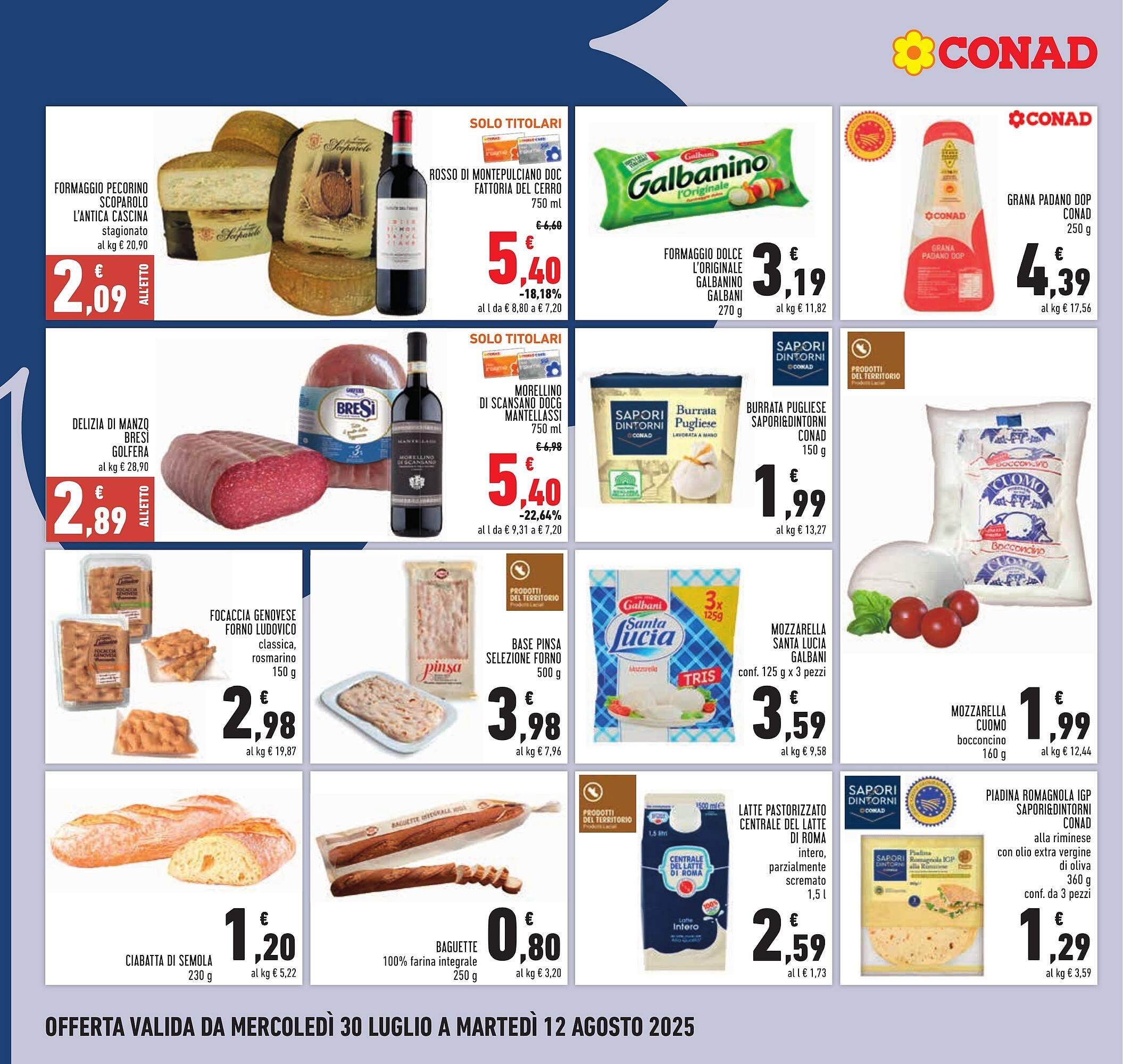 Volantino Conad (2025-07-30 - 2025-08-12)