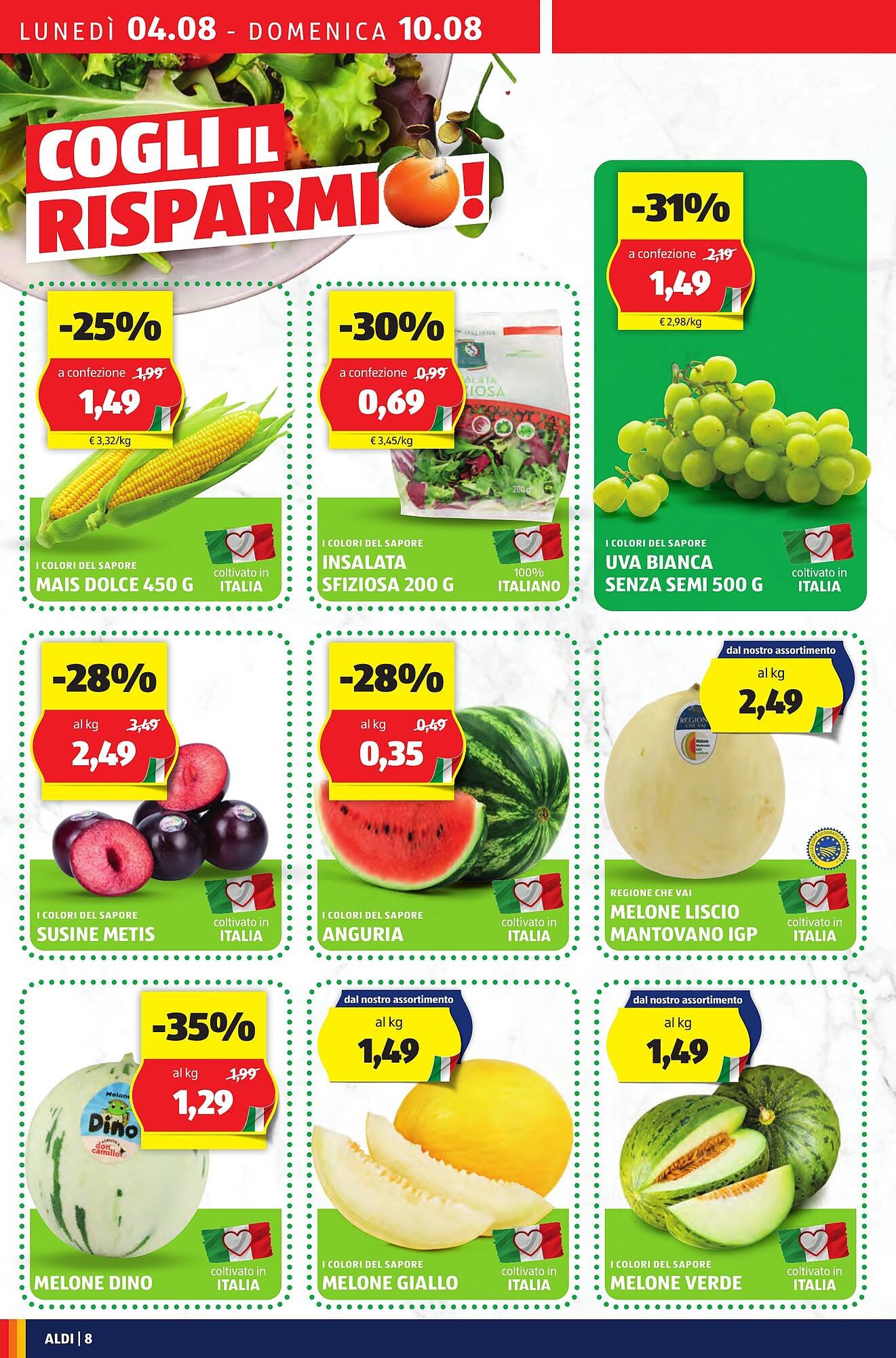 Volantino ALDI (2025-08-04 - 2025-08-10)