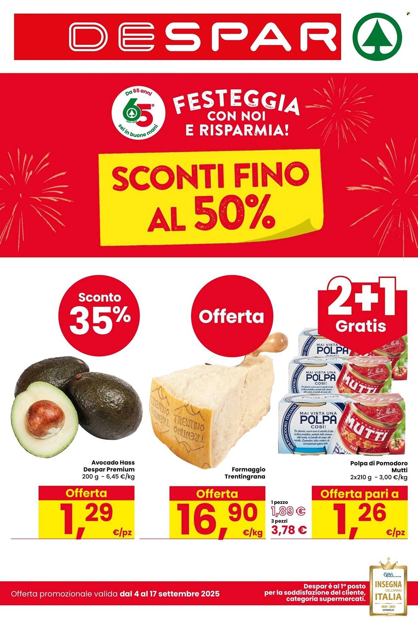 Volantino Despar (2025-09-04 - 2025-09-17)