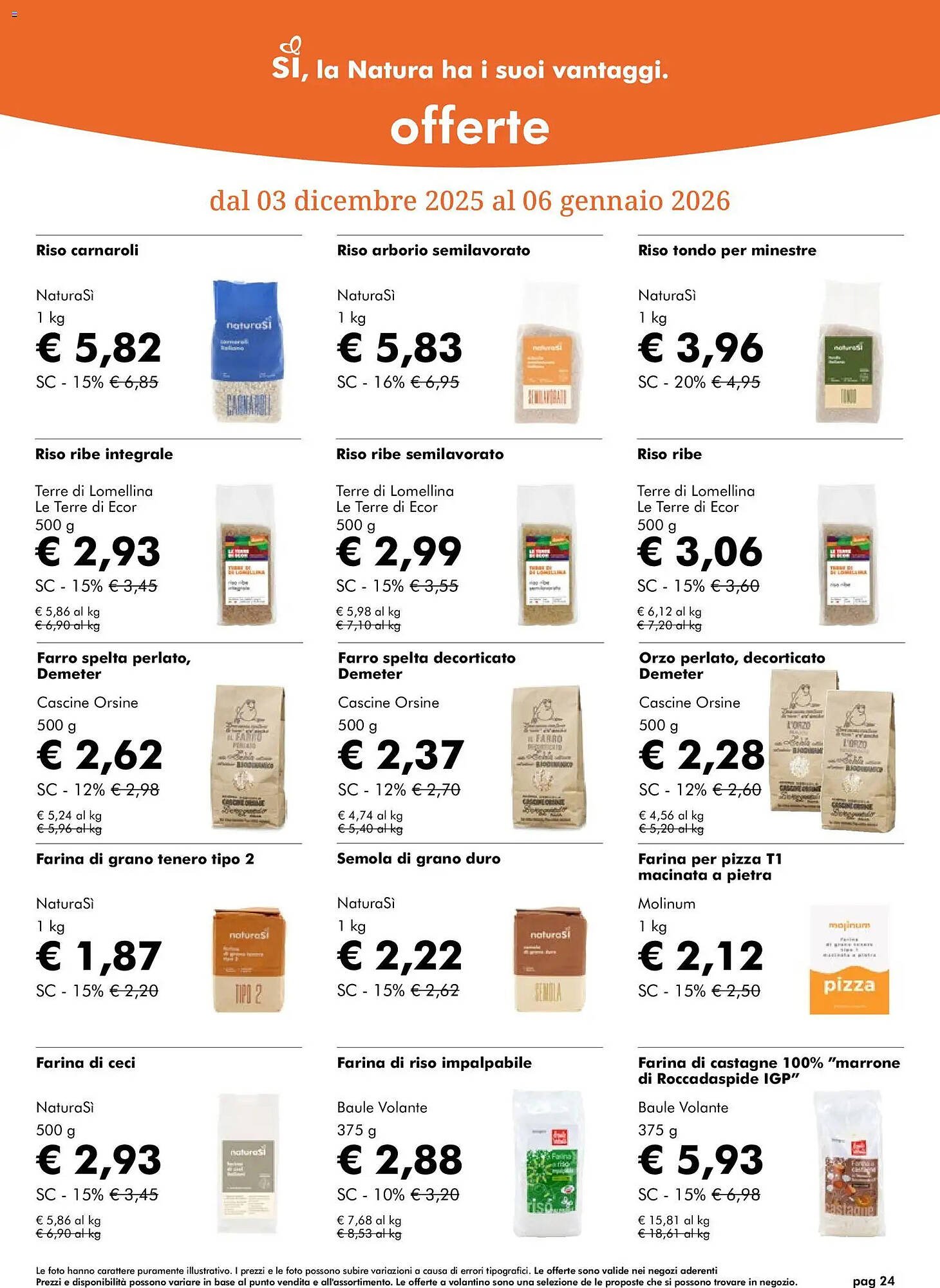 Volantino NaturaSì (2025-12-03 - 2026-01-06)