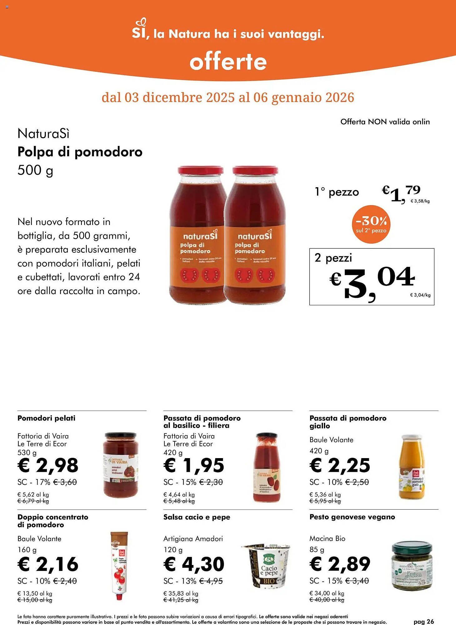 Volantino NaturaSì (2025-12-03 - 2026-01-06)