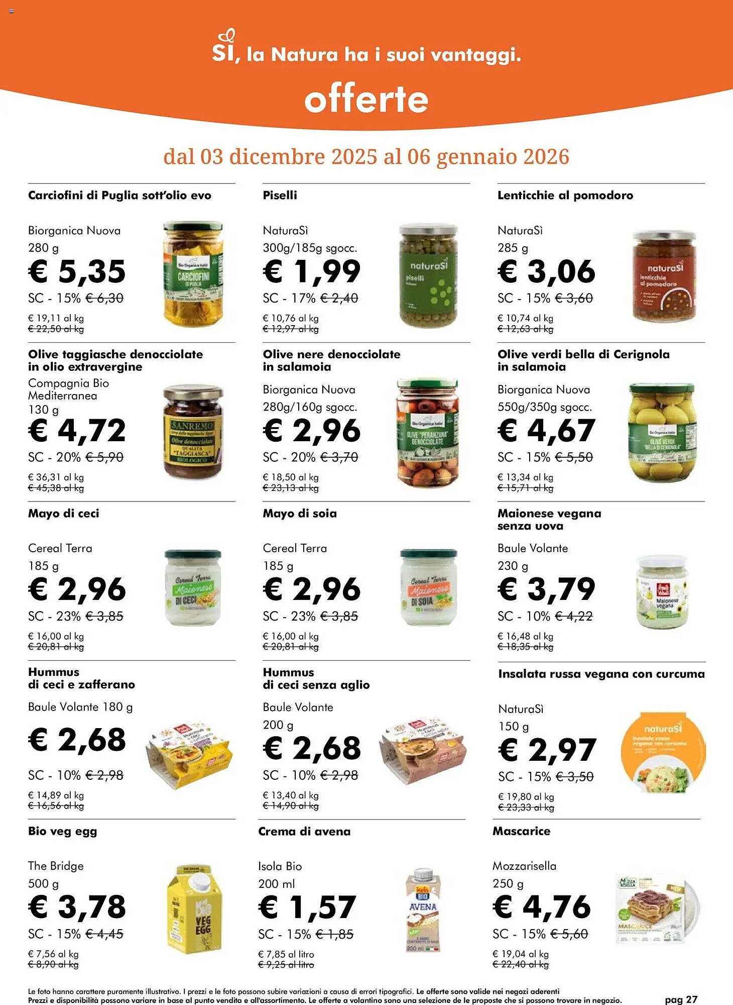 Volantino NaturaSì (2025-12-03 - 2026-01-06)