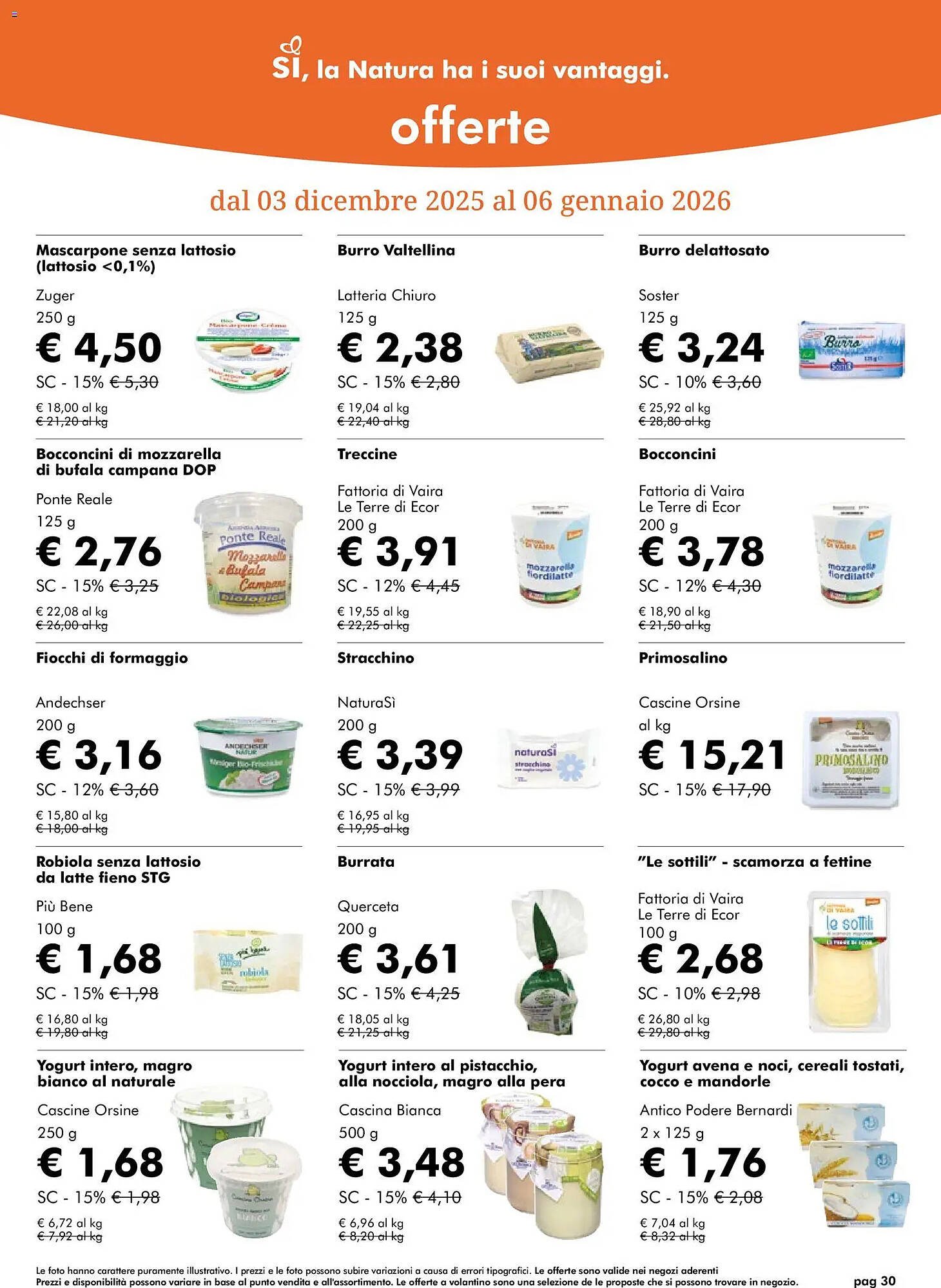 Volantino NaturaSì (2025-12-03 - 2026-01-06)