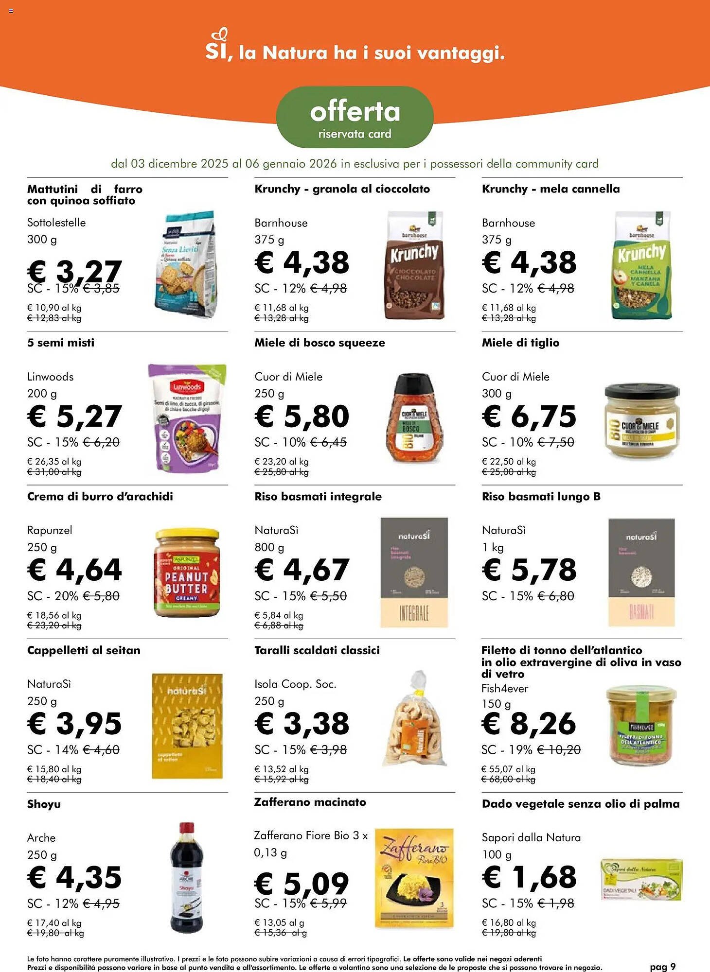 Volantino NaturaSì (2025-12-03 - 2026-01-06)